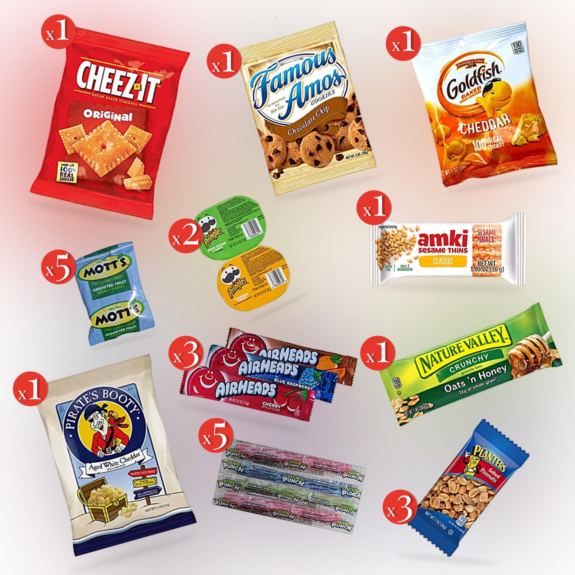 Jumbo Jumble Snack Box (45 Count) - Variety Pack Gift Care Package with Energy Snacks for Adults, Teens & Kids - Perfect for School, College, Office, Birthday Parties & Care Packages