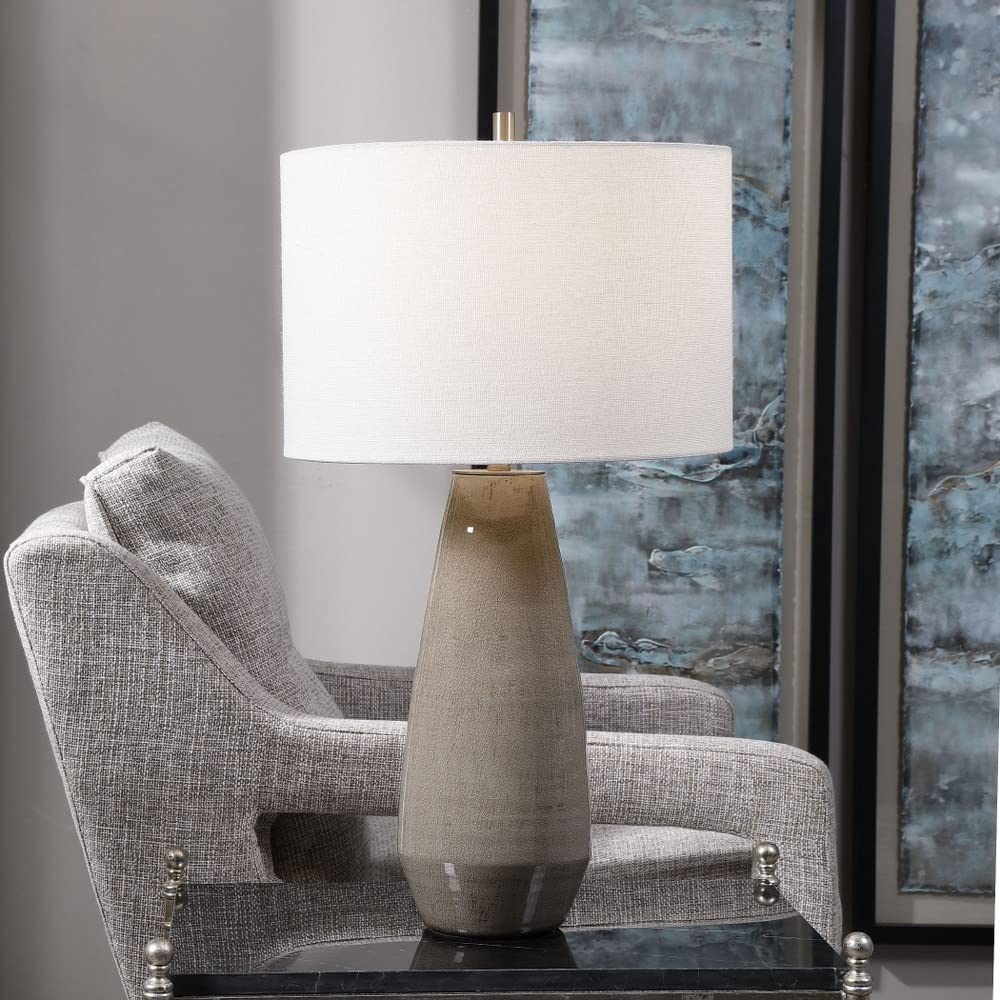 Uttermost Volterra - Stylish 1 Light Table Lamp for Living Room, Bedroom & Office Decor | Modern Accent Lighting