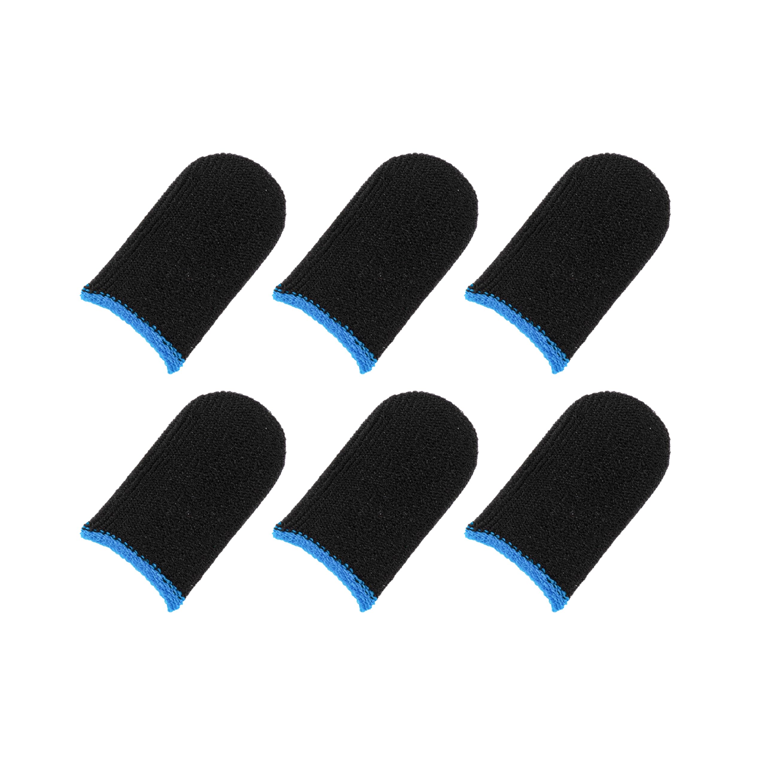 Gaming Finger Sleeves for Touch Screen - 6 Pcs Anti-Sweat Mobile Gaming Finger Covers, Seamless Thumb Protectors for Enhanced Gaming Performance - Perfect for PUBG, Call of Duty & Fortnite Mobile Gaming