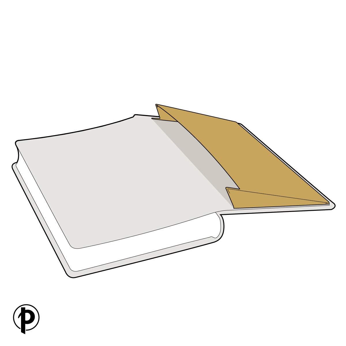 Paperblanks Gossamer Grey Unlined Mini Journal - Elegant Hardcover Notebook for Writing, Sketching & Note Taking - Perfect Gift for Writers, Artists & Students
