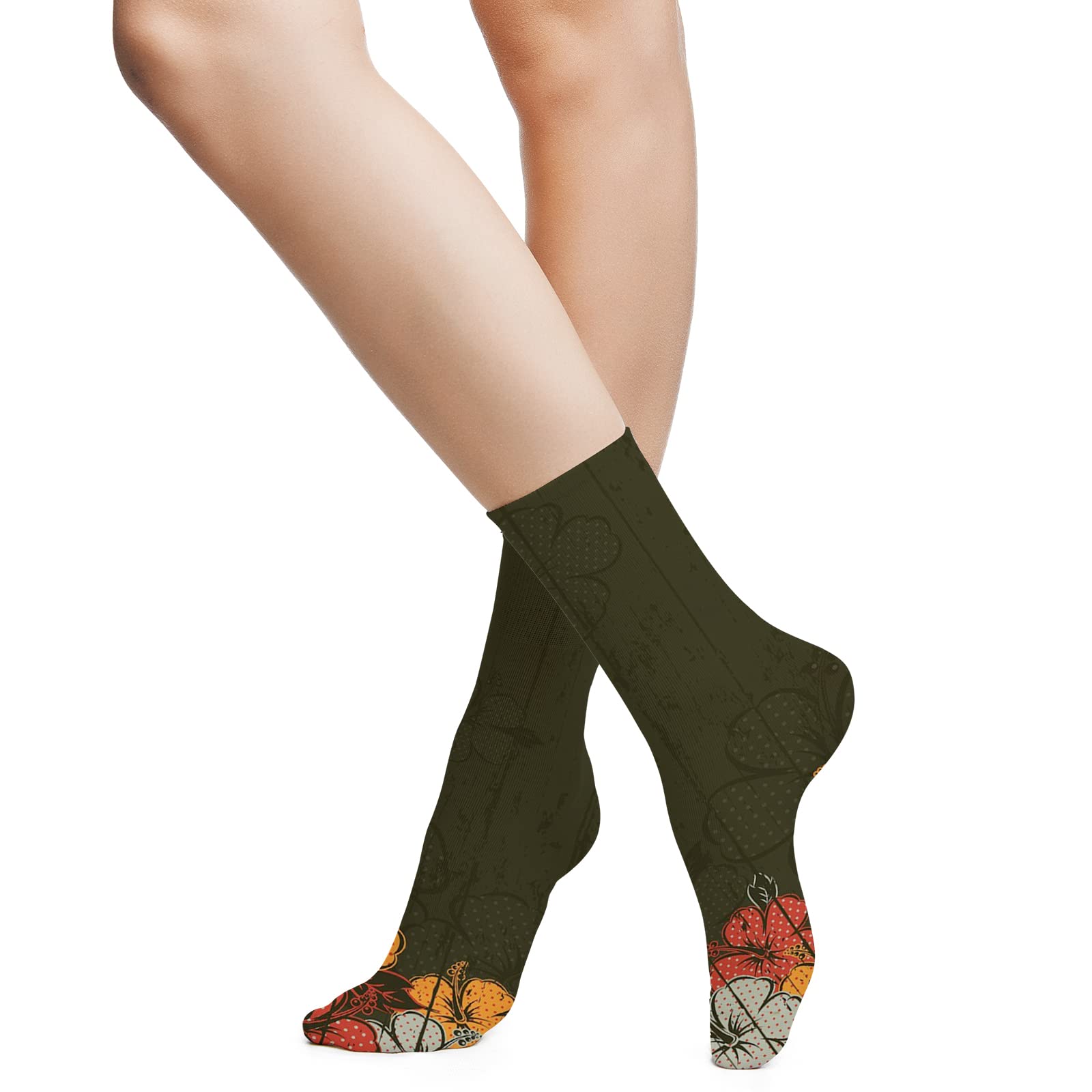 Fubido Funny Compression Socks for Women & Men - Best for Circulation, Running, Sports, Nursing & Travel - Perfect for Athletes, Nurses & Frequent Flyers