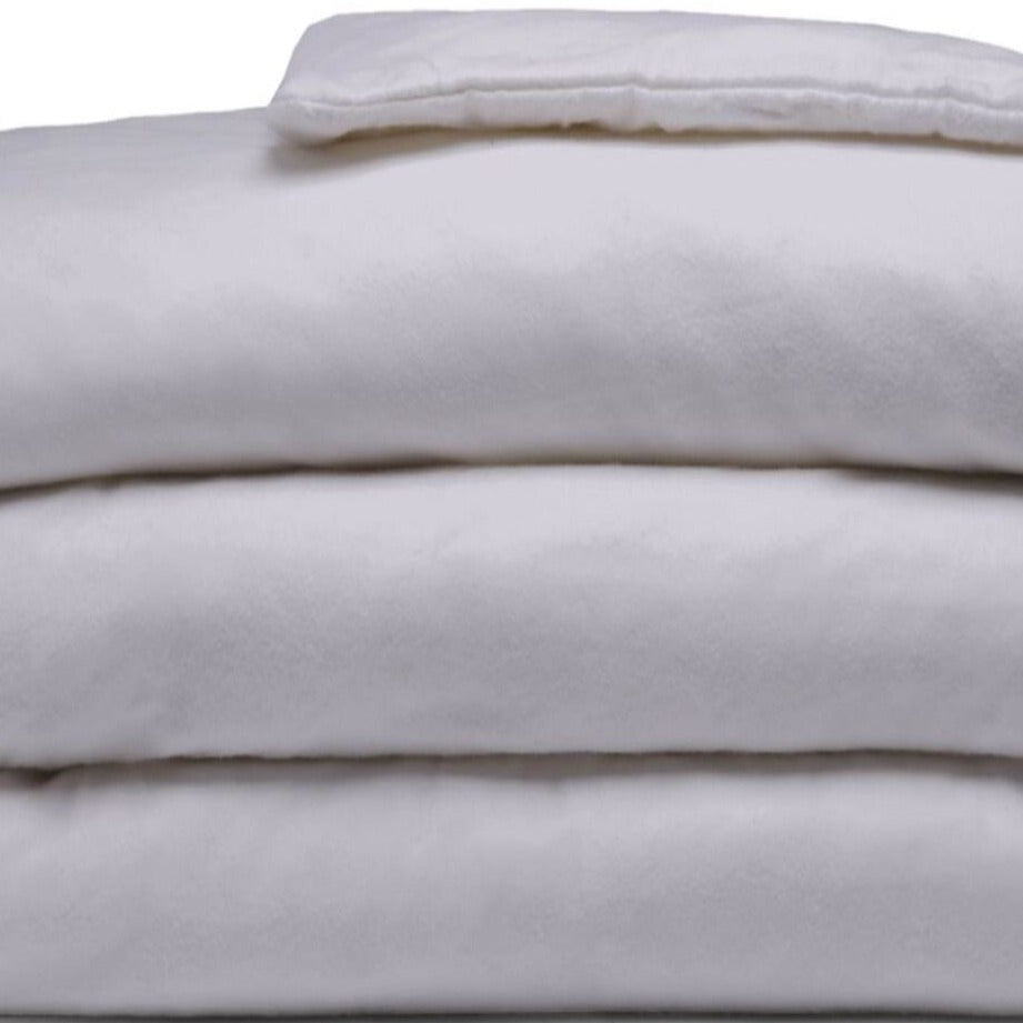 Belledorm Soft Brushed Cotton Duvet Cover Set - Heather Gray - Queen Size Bedding - Cozy & Breathable for All Seasons - Perfect for Master Bedroom, Guest Room & Airbnb
