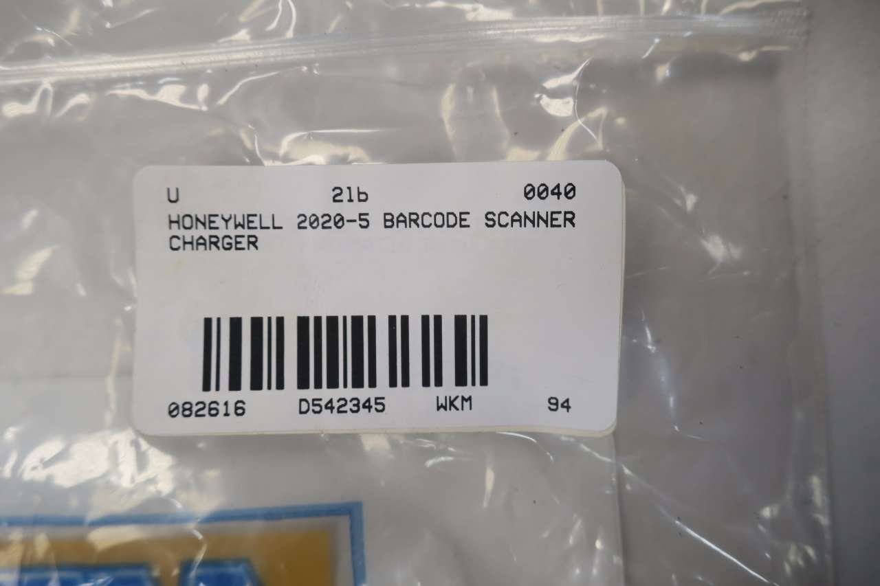 Honeywell 2020-5BE Barcode Scanner Charger D542345 - Replacement Charger for Honeywell Barcode Scanners - Perfect for Retail, Warehouse & Inventory Management