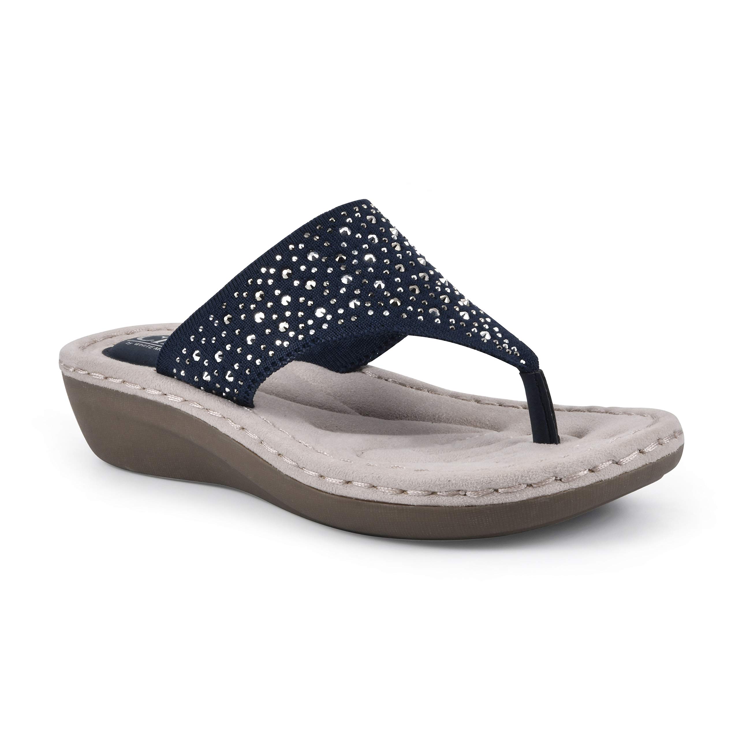 White Mountain Women's Thong Sandals - Comfortable Beach & Casual Wear