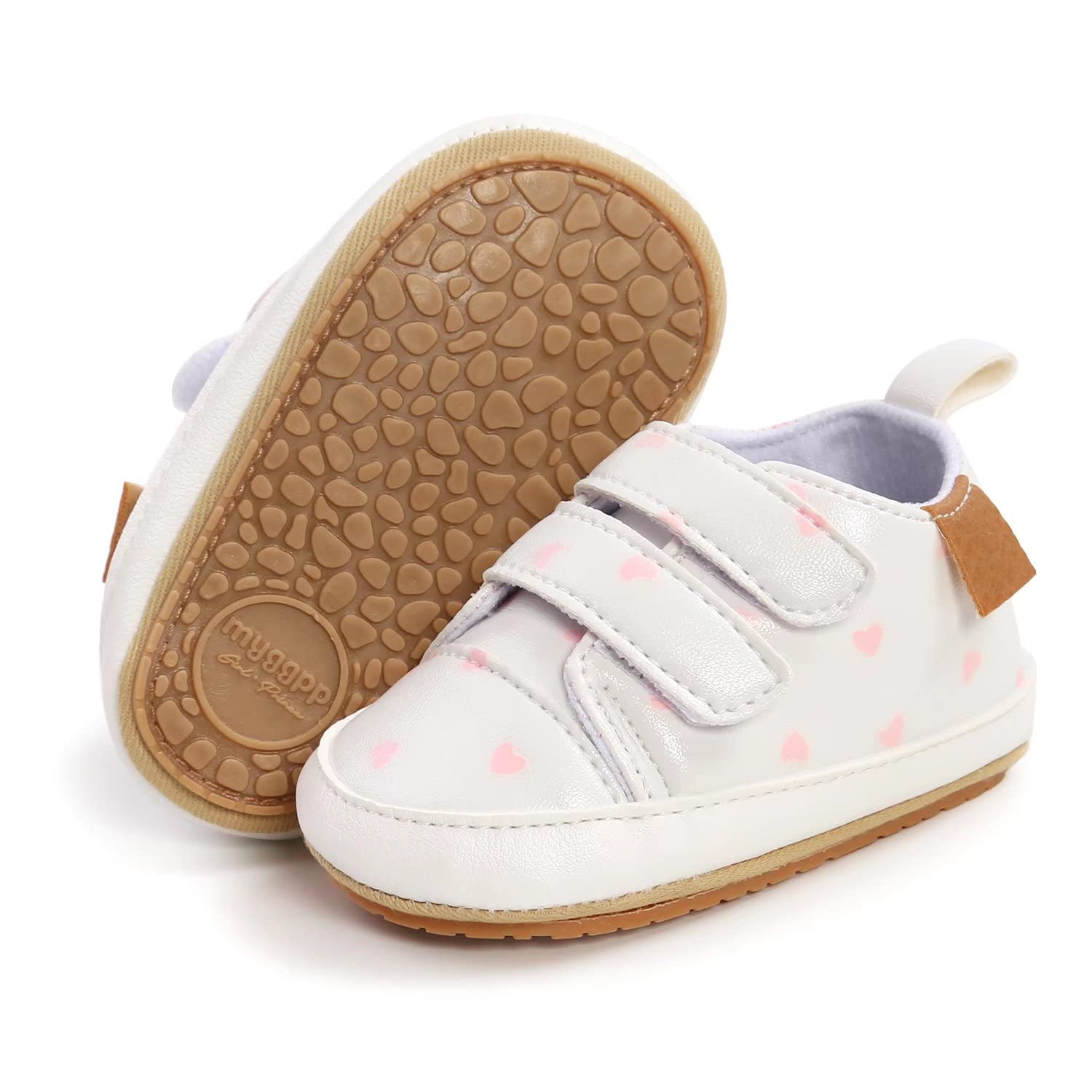 **Non-Slip Rubber Sole Baby Boys & Girls High-Top PU Leather Sneakers – First Walking Shoes for Toddlers & Newborn Loafers – Perfect for Indoor Play, Outdoor Walks & Special Occasions**