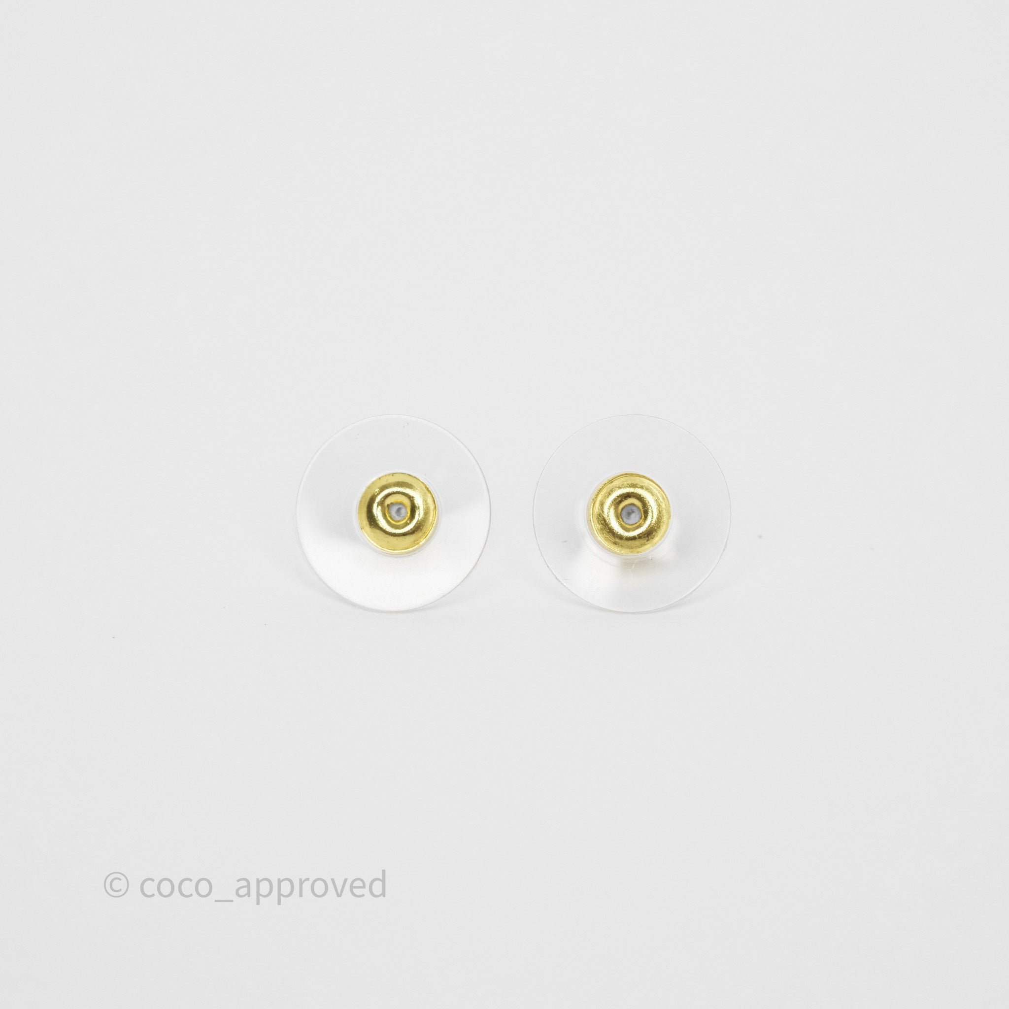 Chanel CC Heart Earrings with Pink Crystals - Gold Tone 24S - Elegant Jewelry for Women, Perfect for Valentine's Day Gifts, Date Night & Special Occasions