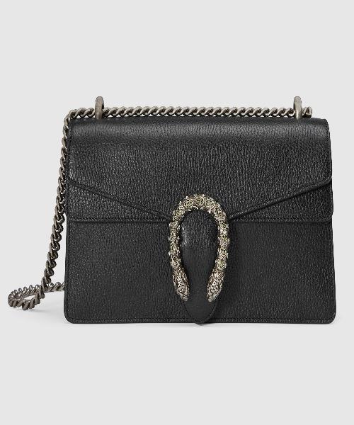 Gucci Dionysus Small Shoulder Bag - Black Leather Crossbody Purse for Women | Luxury Designer Handbag for Evening Out, Party & Date Night