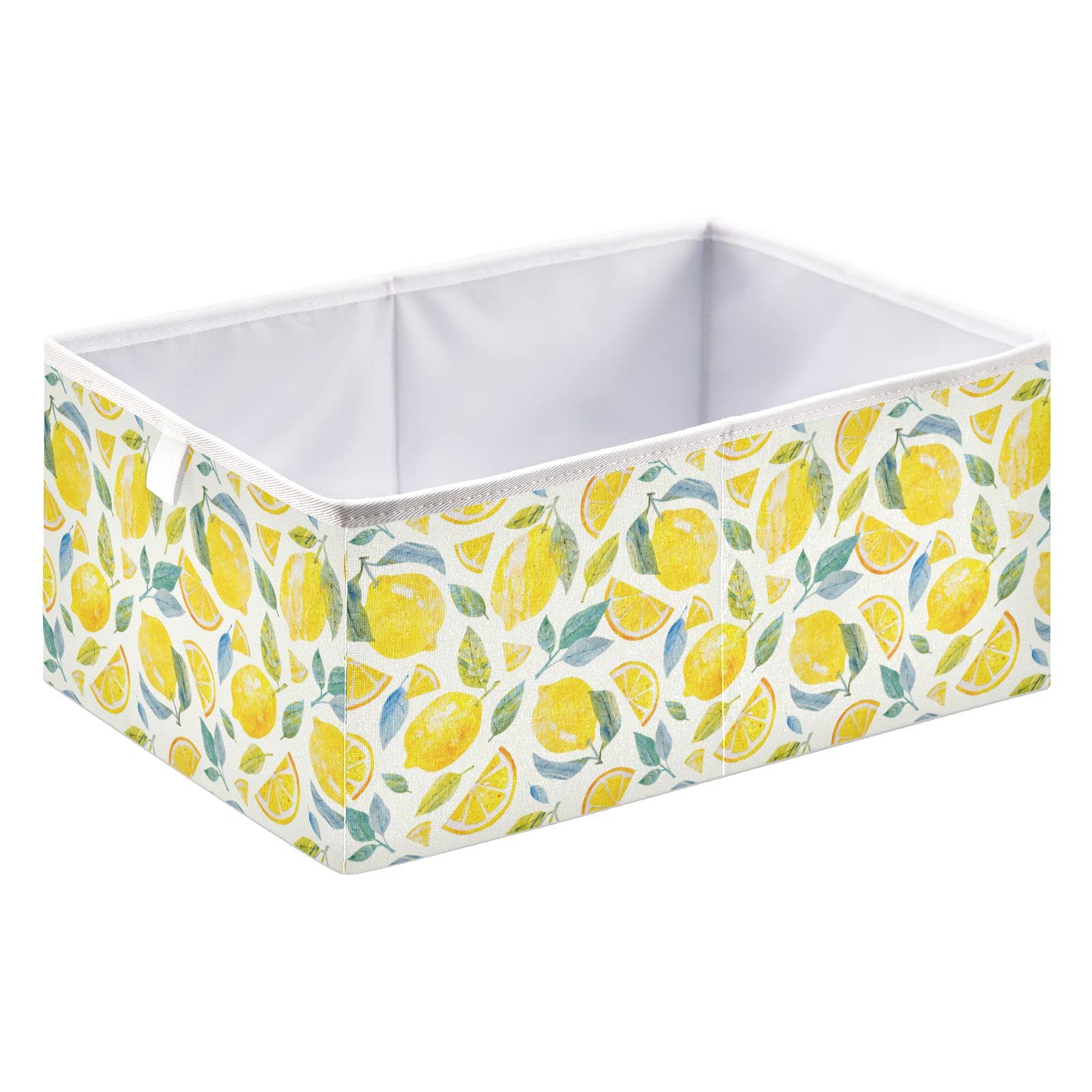 Foldable Fabric Storage Bin with Handle - Organizer for Closet, Shelves & Toys