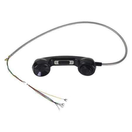 Black Plastic Handset Kit for Mfr. No. 276 & 277 Series - Replacement Phone Parts for Office & Home Communication Devices