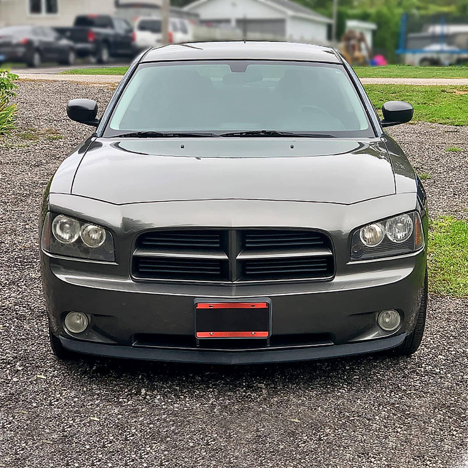 2005-2010 Dodge Charger Front Bumper Lip Spoiler - ABS Plastic OE Style Replacement - Enhance Your Car's Sporty Look for Street Racing & Show Cars