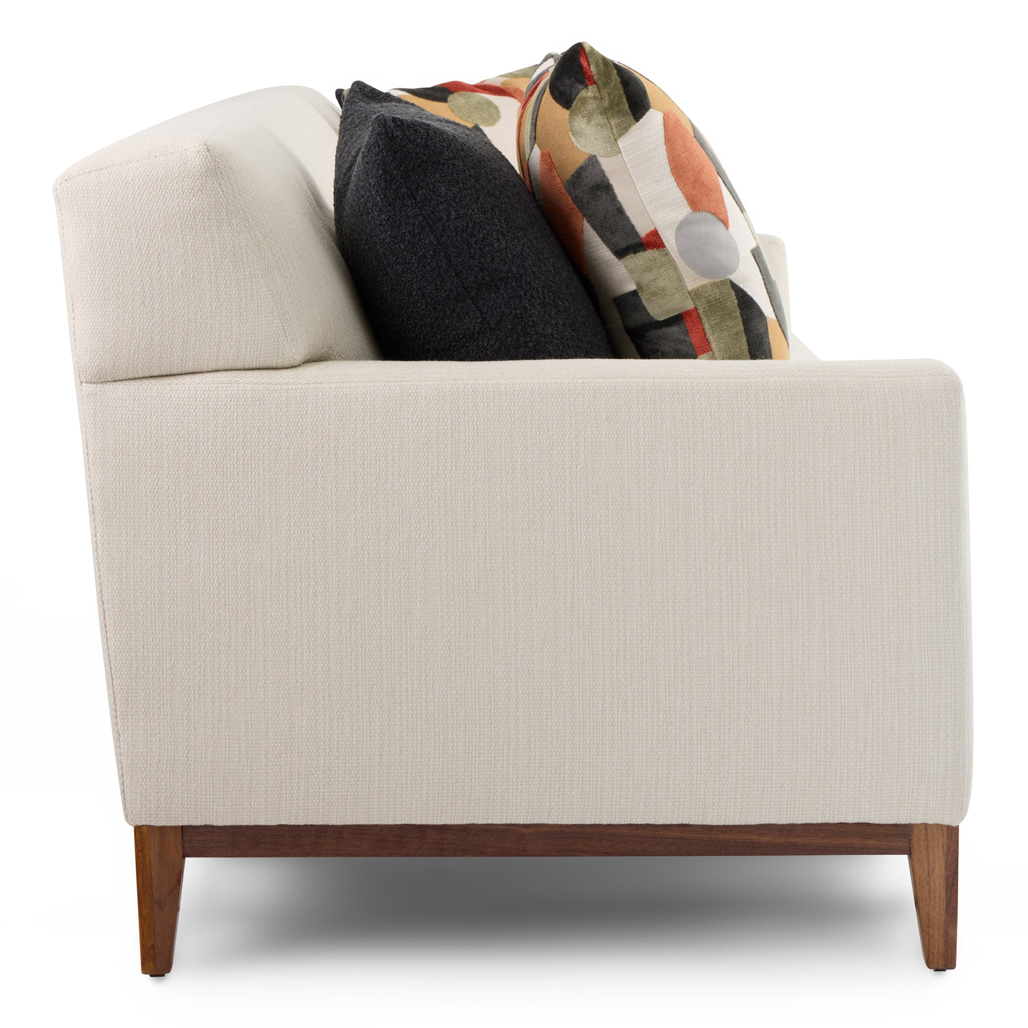 Walnut Grove 82 Inch Tufted Back Sofa - Luxury Upholstered Living Room Couch for Modern Home Decor | Perfect for Family Gatherings & Relaxation