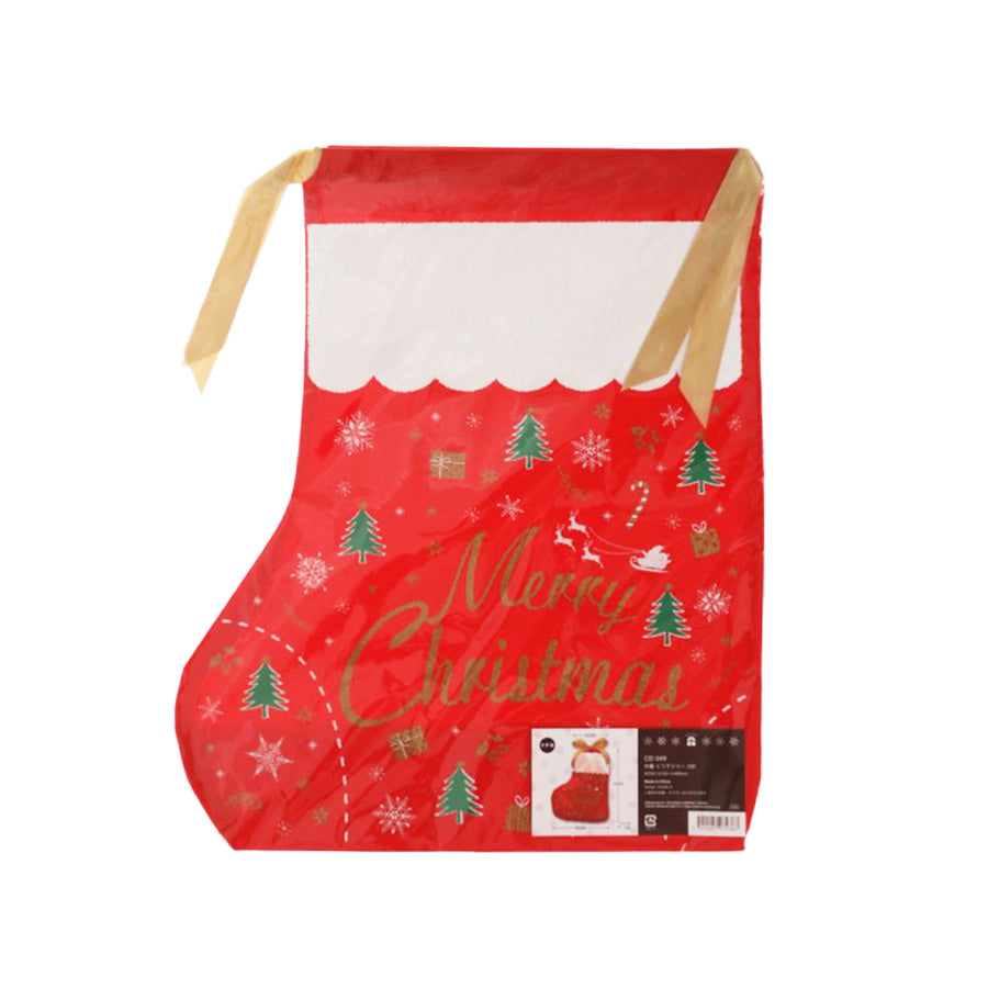 TSUTSUMU Christmas Stocking Gift Bags - 15g Holiday Party Favors, Xmas Sock Fillers for Secret Santa, Office Exchange & Tree Decorations