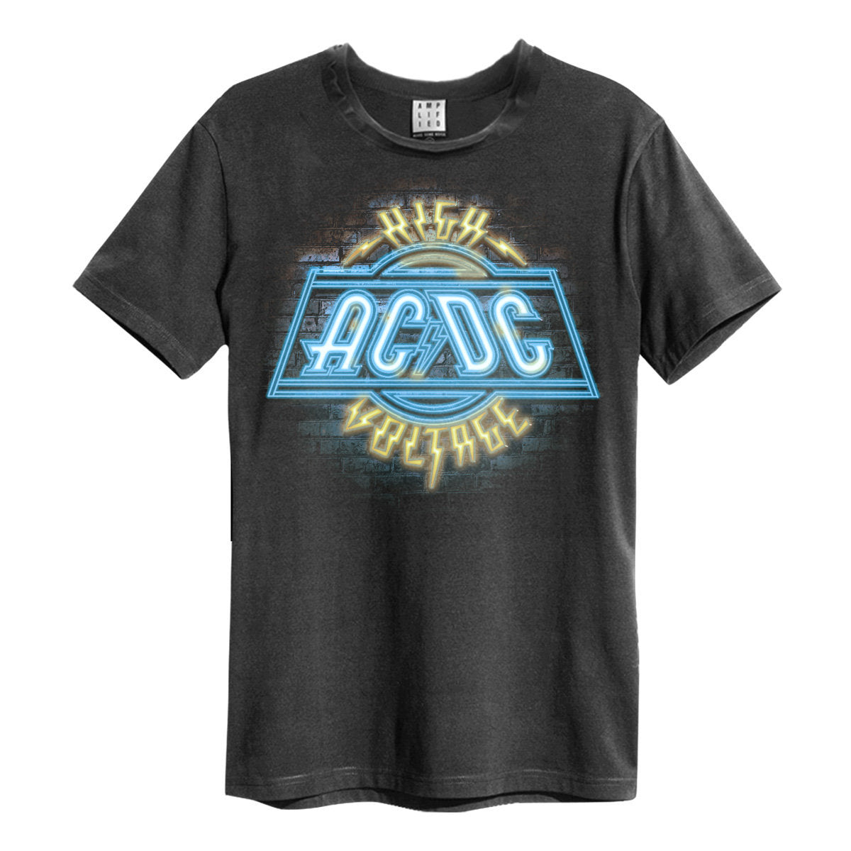 Vintage AC/DC High Voltage Neon Rock Band T-Shirt - Classic Rock Music Tee for Concerts & Casual Wear