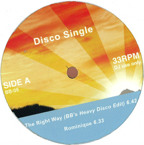Black Booby, Richard Rogers, Ashley Beedle - The Right Way BB05 Vinyl Record | House Music Collector's Edition | Perfect for DJ Sets & Music Enthusiasts