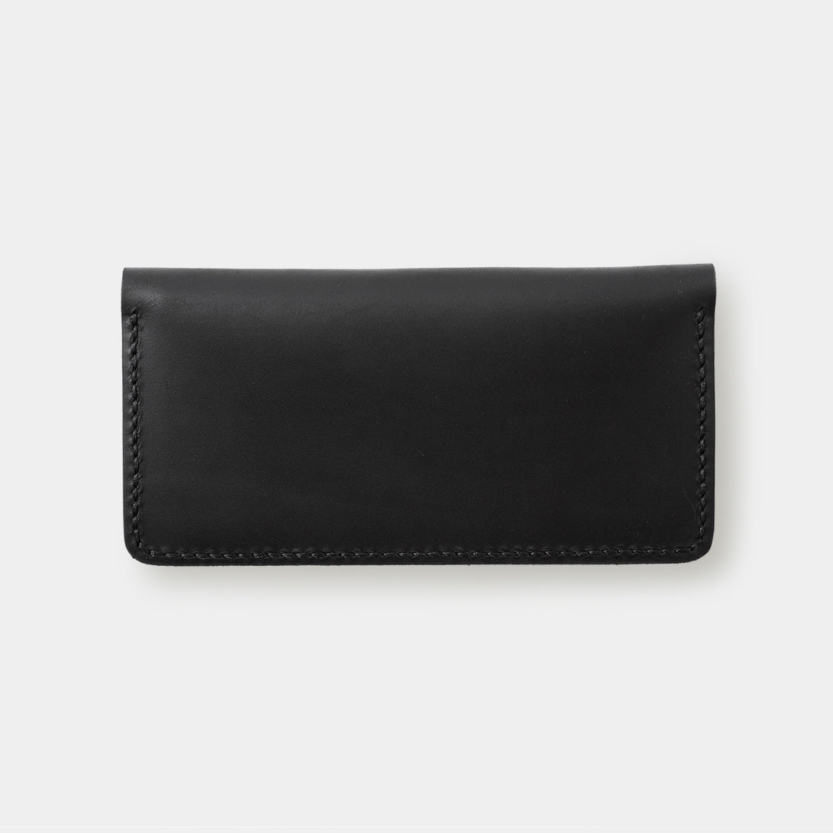 TRAVELER'S COMPANY Premium Leather Long Wallet for Men & Women - Slim RFID Blocking Travel Wallet - Black | Perfect for Business Trips, Daily Use & Passport Holder