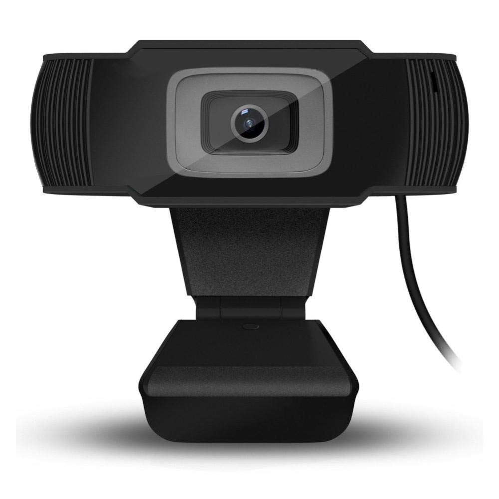 HD Webcam with Microphone - USB 2.0 Computer Camera for Video Recording & Conferencing | Plug & Play for Windows | Orange | Perfect for Online Classes, Remote Work & Streaming