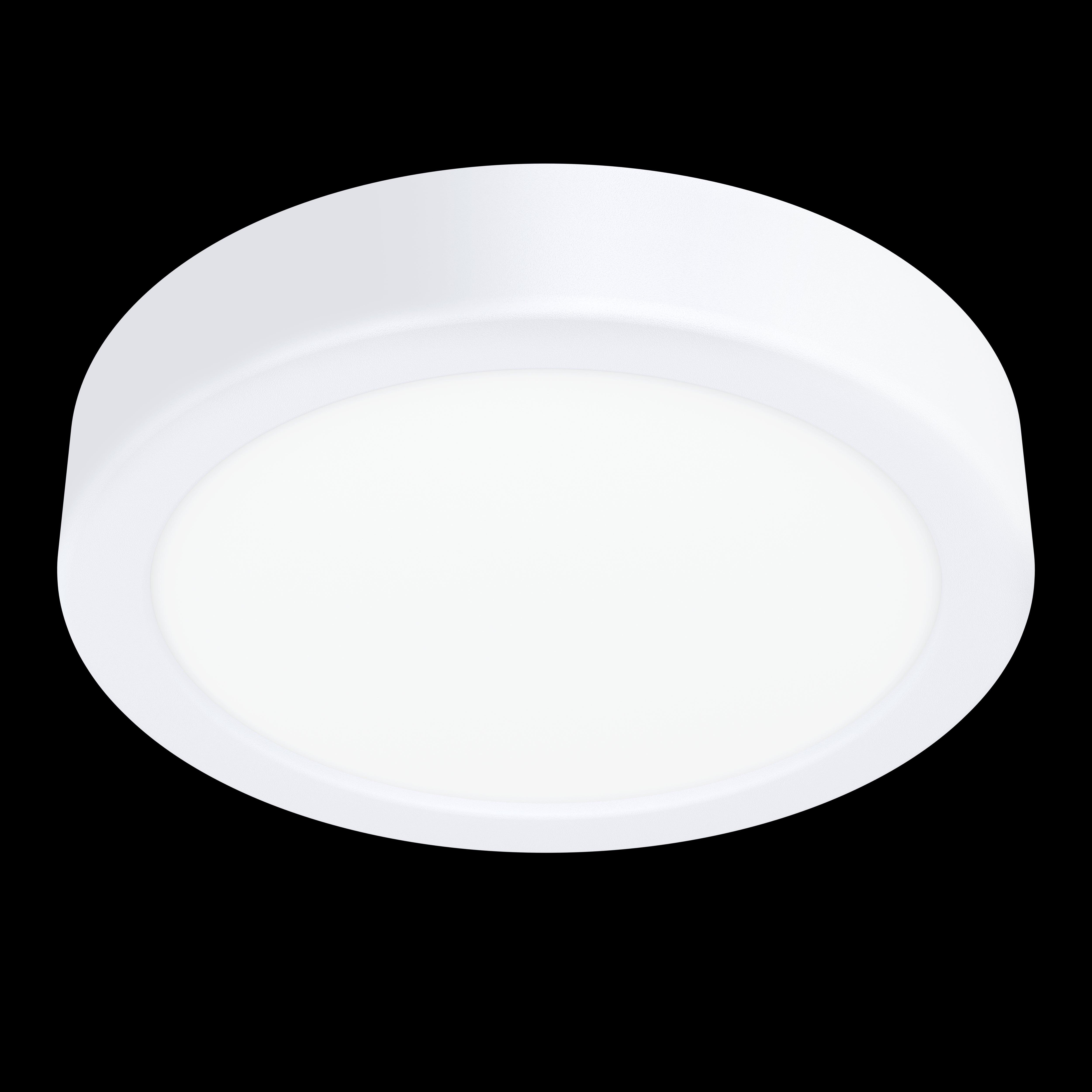 Eglo Fueva 5-LED Round Flush Mount Ceiling Light - Bright White Modern Fixture for Bedroom, Kitchen, Hallway & Office Lighting