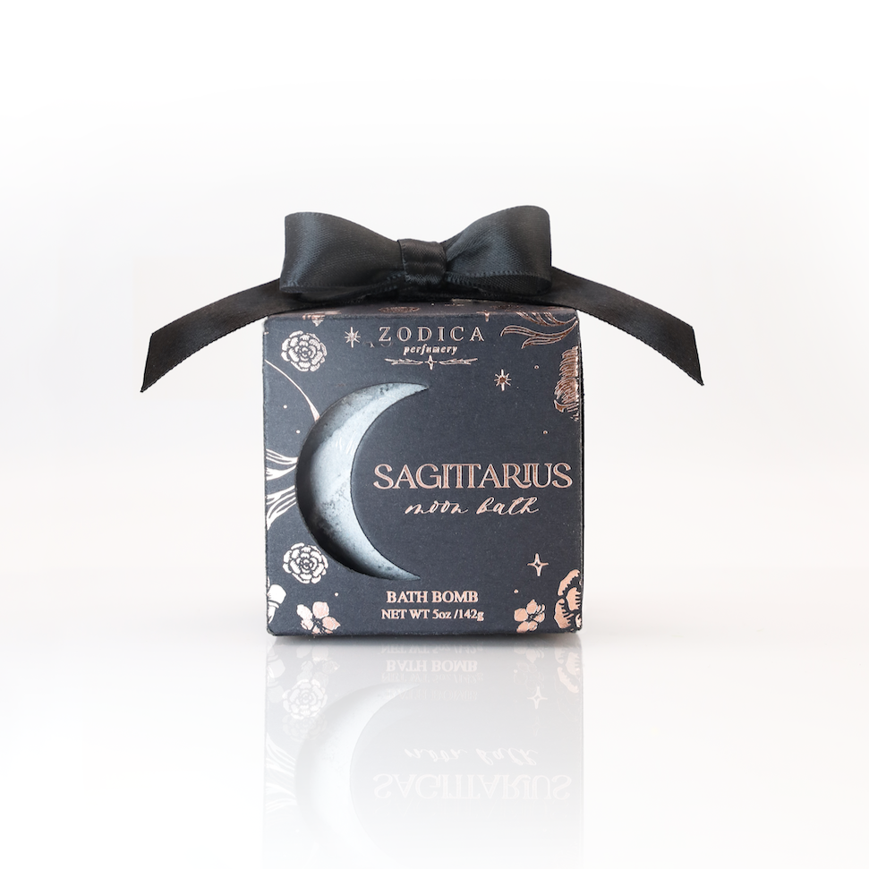 Luxury Astrology Moon Bath Bomb with Essential Oils - Zodiac Inspired Relaxation for Spa, Self-Care & Gift Giving