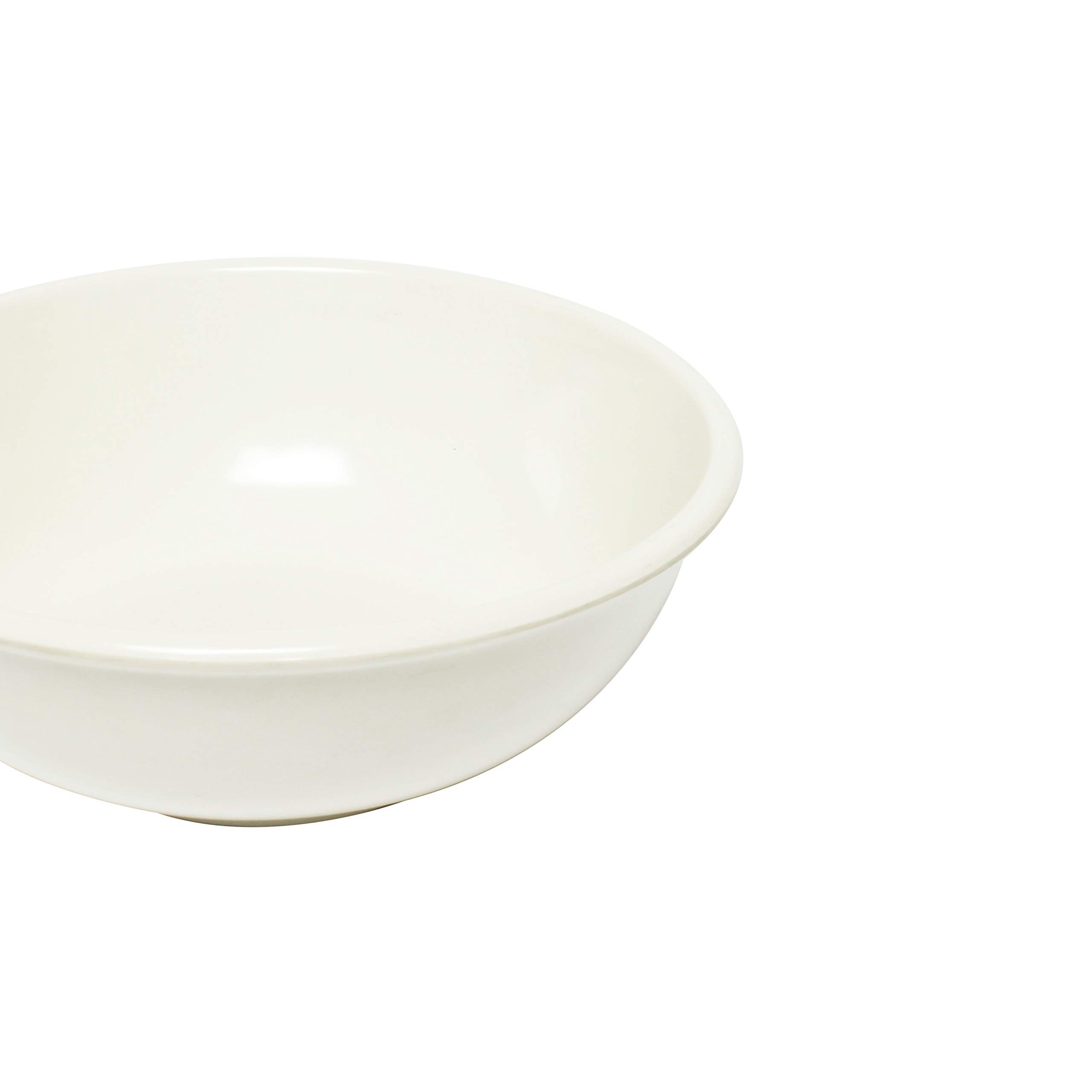 Thunder Group Ivory Melamine Salad Bowl 7.5 Inch - 24 oz (Set of 12) | Durable & Lightweight Dinnerware for Restaurants, Catering, Outdoor Picnics & Home Dining