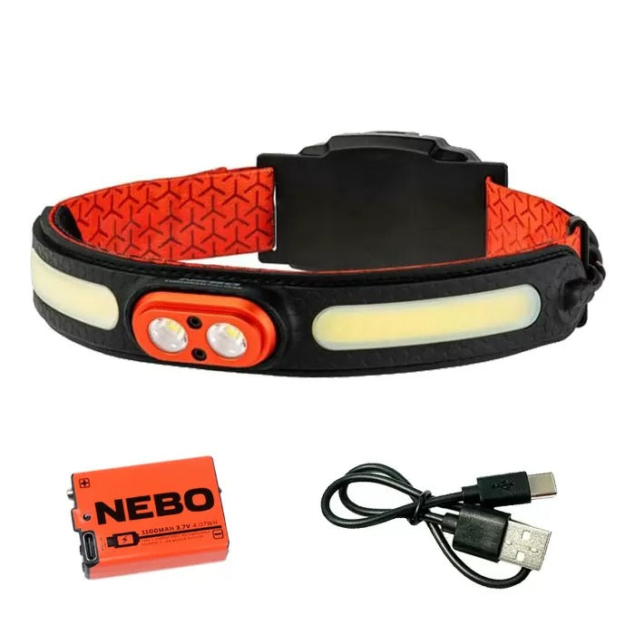 Nebo Curvbeam 600 Flex Rechargeable LED Flashlight - Waterproof, Durable & Bright for Camping, Hiking, Emergency & Outdoor Adventures