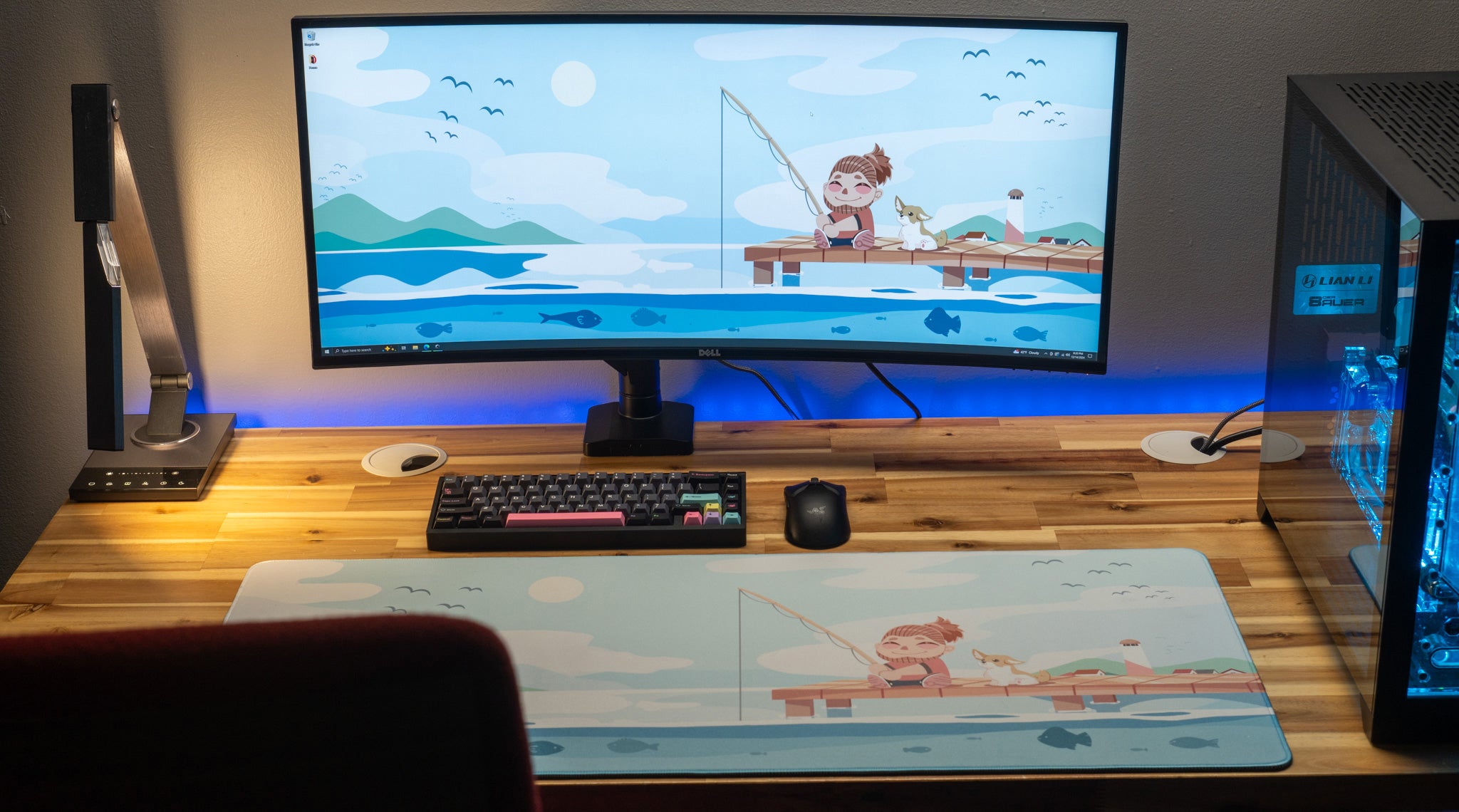 StanleyMOV Ergonomic Gaming Mouse Pad - Large Desk Mat for Relaxing Day Content Creators | Perfect for PC, Laptop & Office Workspace