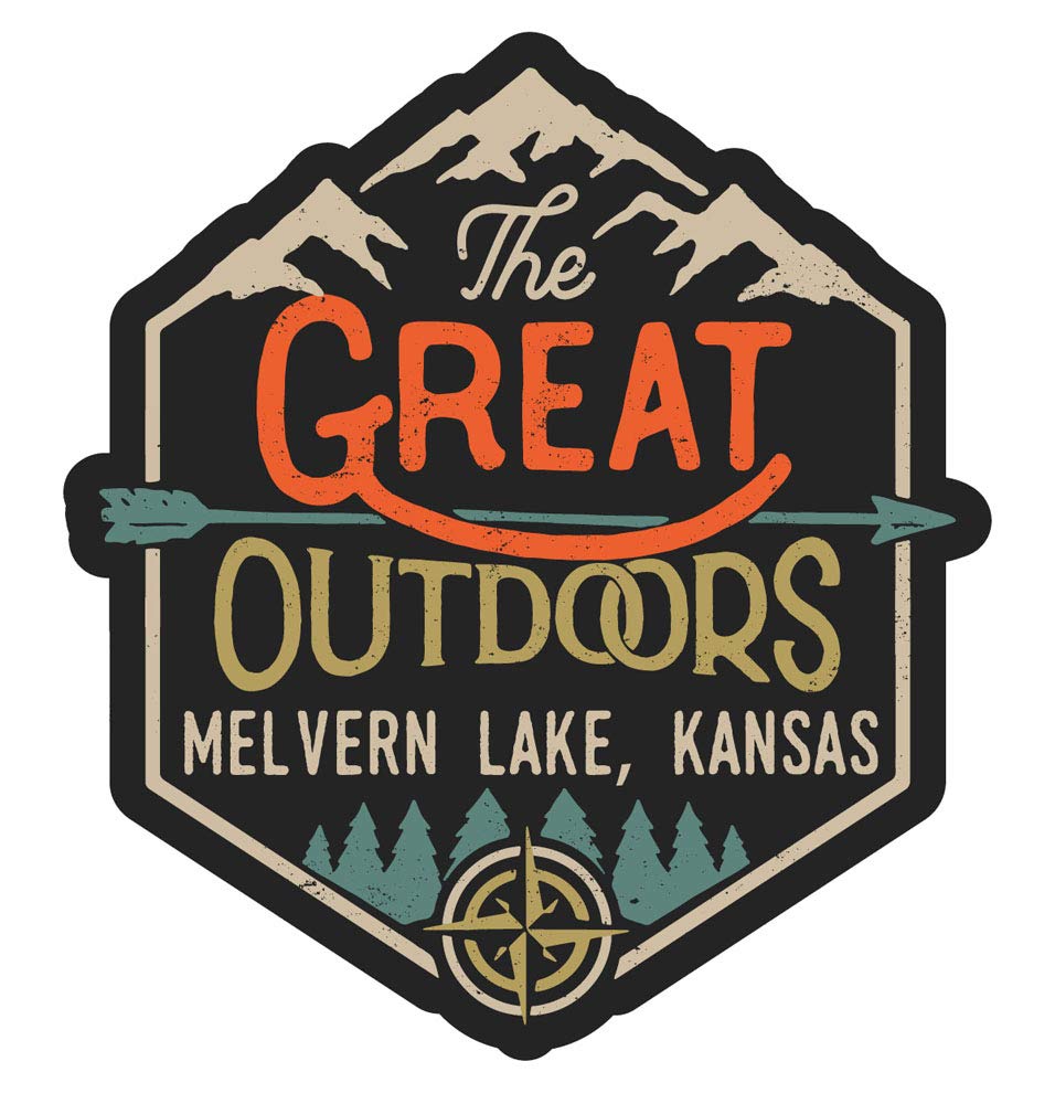 Melvern Lake Kansas The Great Outdoors 4-Inch Fridge Magnet - Perfect for Refrigerators, Lockers & Office Decor | Collectible Souvenir for Nature Lovers & Travel Enthusiasts