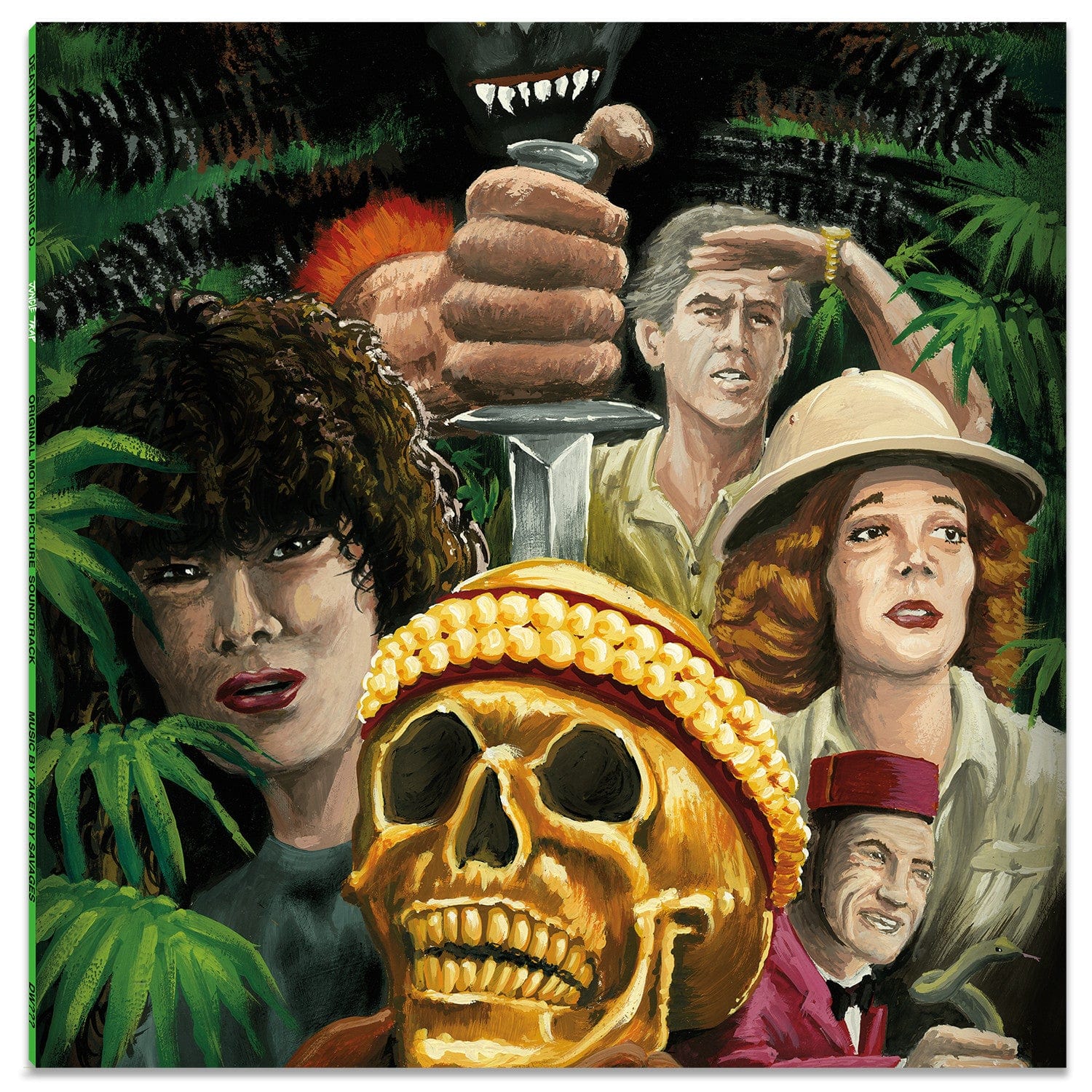 Jungle Trap - Original Motion Picture Score LP Vinyl Record | Soundtrack for Horror Movies, Jungle Adventures & 80s Film Collectors | Perfect for Halloween Parties & Retro Music Enthusiasts