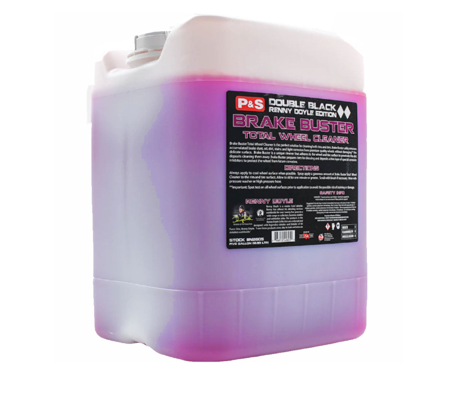 P&S Double Black Collection Brake Buster Non-Acid Wheel Cleaner - Safe for All Wheels & Rims - Perfect for Car Detailing & Auto Enthusiasts