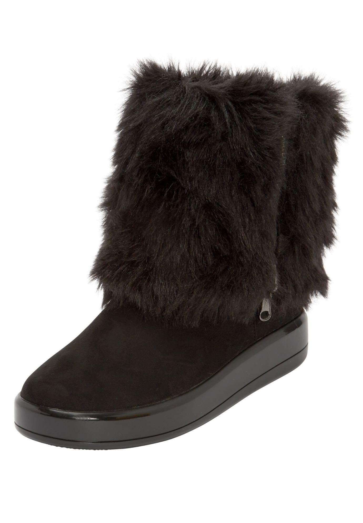 Comfortview Women's Wide Width The Shai Wide Calf Boots - Stylish & Comfortable Knee-High Boots for Wide Calves | Perfect for Work, Office & Winter Fashion