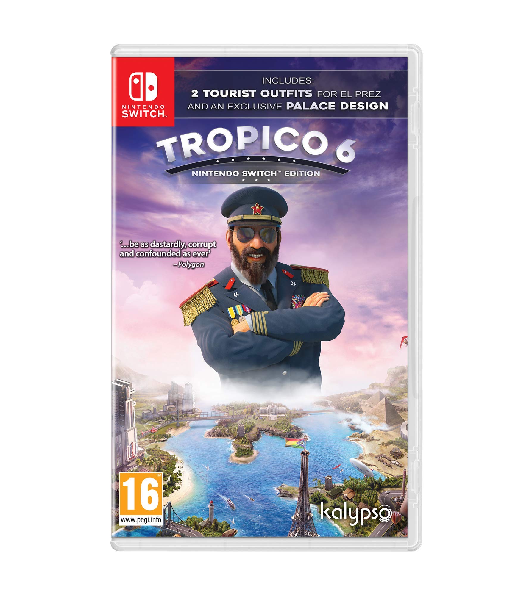Tropico 6 - Nintendo Switch Game | Dictator Simulation & City Building Strategy | Perfect for Home Entertainment & Travel Gaming