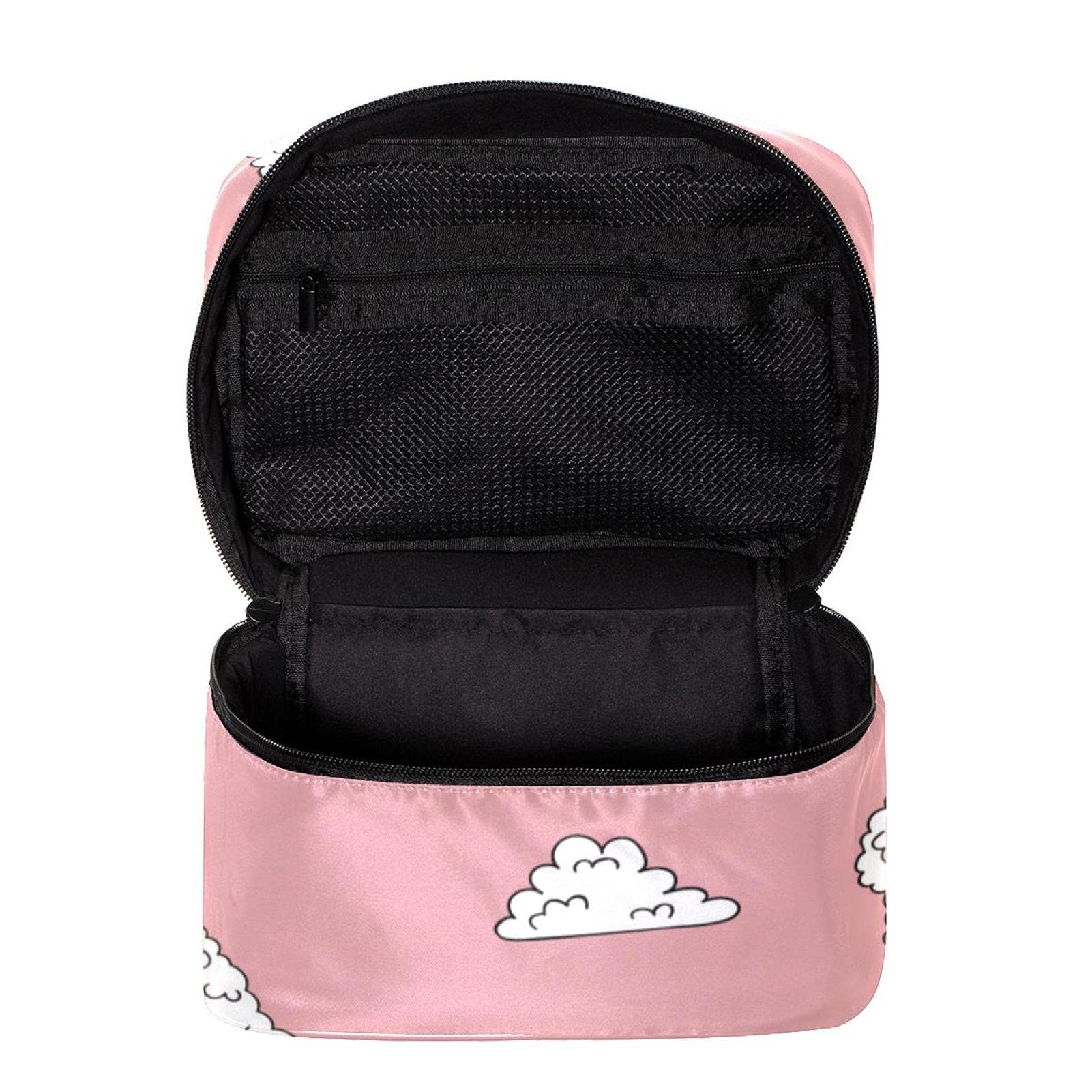 Fluffy Llama Travel Makeup Bag - Large Cute Animal Cosmetic Organizer with Zipper for Women & Girls | Perfect for Toiletries, Makeup Storage & Travel Accessories