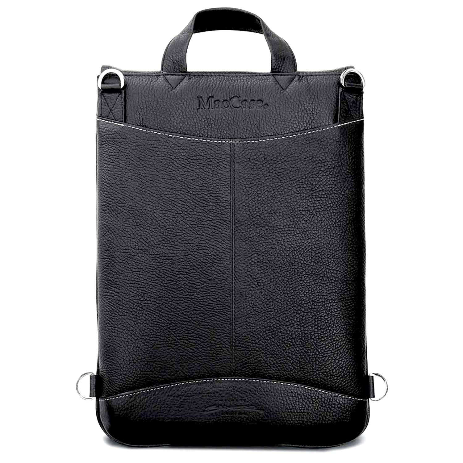 Premium Leather Shoulder Bag for 13-inch MacBook Air & Pro - Durable Protective Laptop Case with Adjustable Strap & Comfortable Handle | Perfect for Work, Travel & Business Commuting
