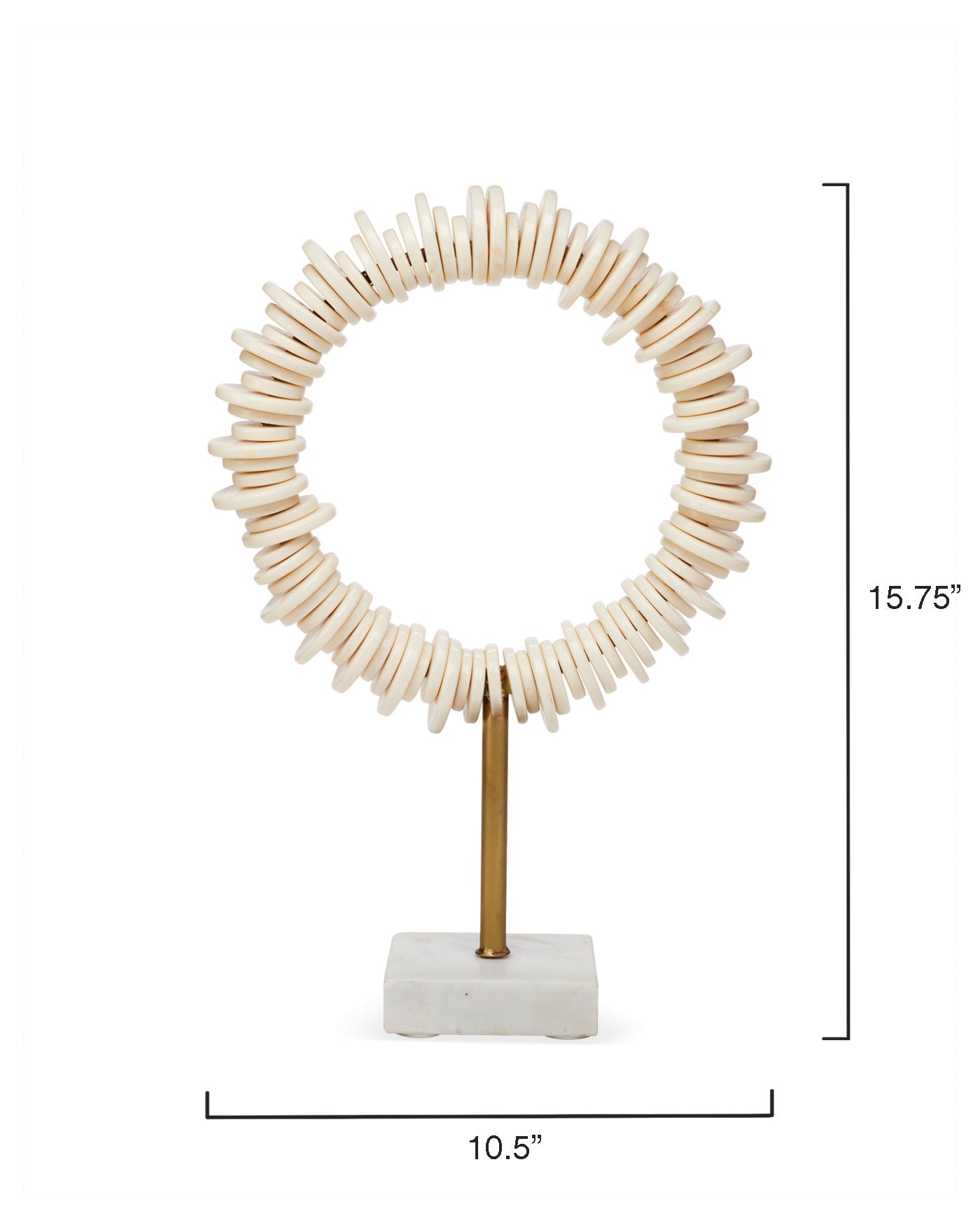Arena Ring Sculptures (Set of 2) - Modern Geometric Wall Art for Home & Office Decor - Perfect for Living Room, Bedroom, or Workspace