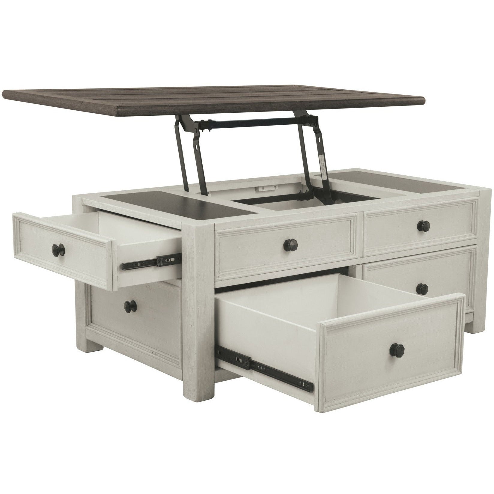 Bolanburg Cocktail Table - Modern Coffee Table for Living Room, Bar & Lounge - Stylish End Table with Sturdy Metal Frame - Perfect for Home Decor, Entertaining & Small Spaces