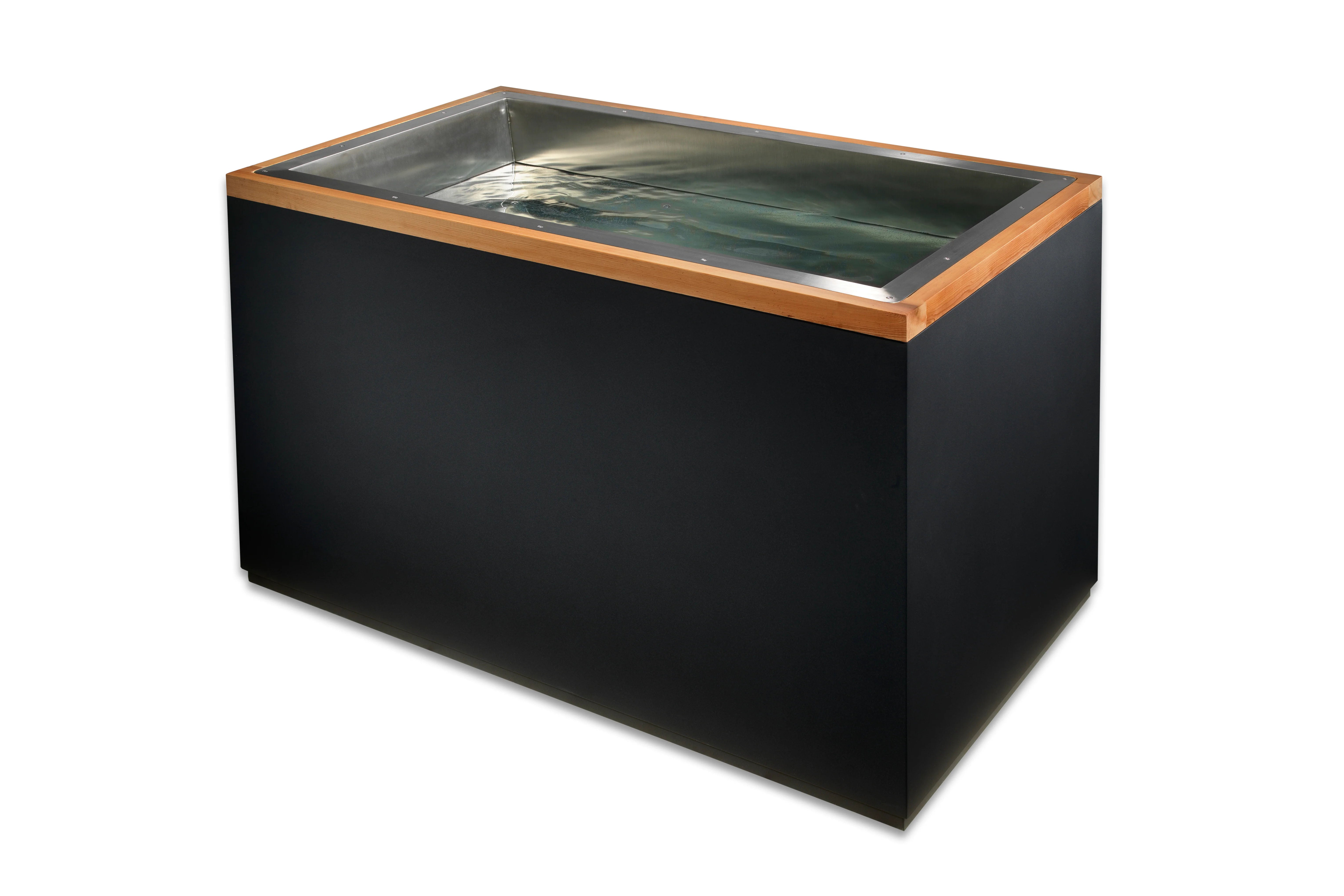 Premium Stainless Steel Cold Plunge Tub for Athletes - XL Size Dynamic Cold Therapy CUBOID for Muscle Recovery & Pain Relief - Perfect for Post-Workout, Cryotherapy & Hydrotherapy at Home