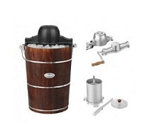 MULTISTAR MS6508AR 220V Residential Ice Cream Maker - Homemade Frozen Dessert Machine for Family, Parties & Summer Treats