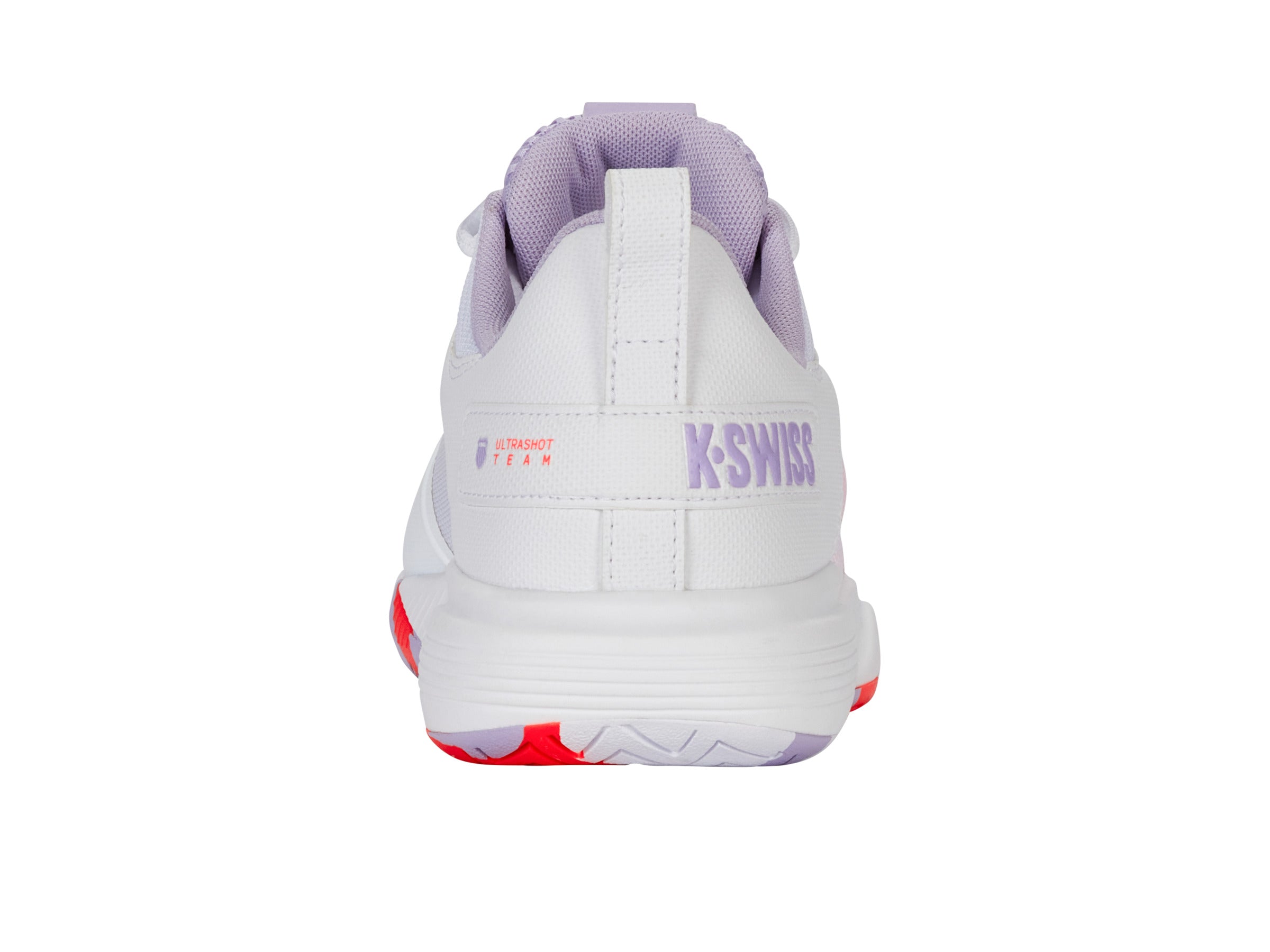 ULTRASHOT TEAM Basketball Shoes for Men - White/Orchid Petal/Neon Blaze - High Performance Court Sneakers for Basketball, Training & Gym Workouts