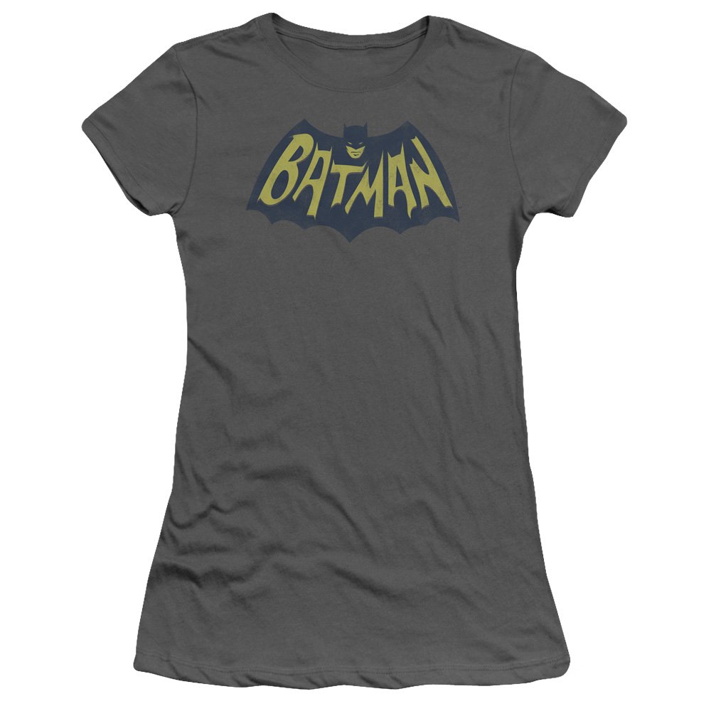 Batman Logo Sheer Fitted T-Shirt for Women - Official DC Comics Graphic Tee | Casual Wear, Cosplay & Superhero Fan Apparel