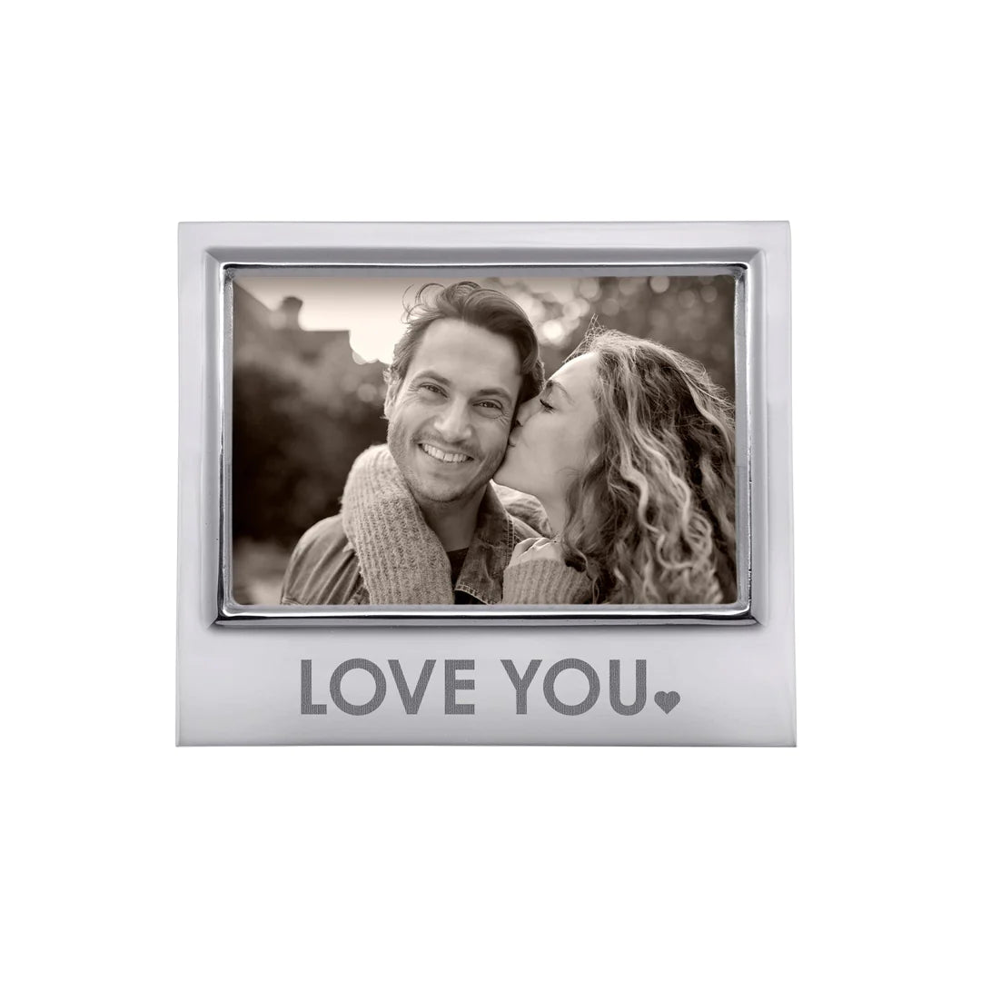 4x6 Love You Picture Frame - Elegant Photo Display for Home Decor, Wedding, Anniversary & Gift Giving - Perfect for Wall or Tabletop