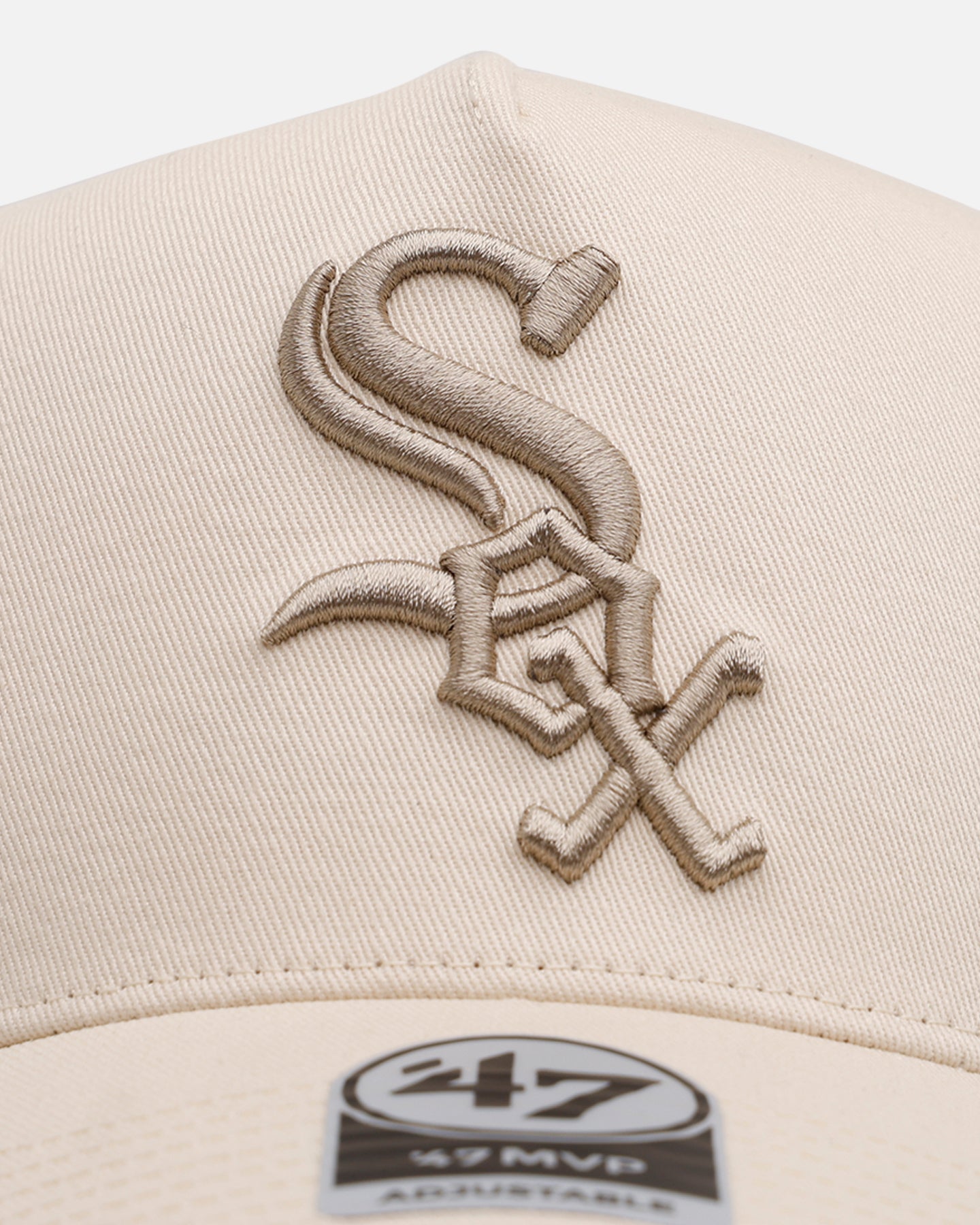 47 Brand Chicago White Sox 'Caramel Swirl' MVP Snapback Hat - Adjustable Baseball Cap for Men & Women - Perfect for Sports Fans, Game Day & Casual Wear