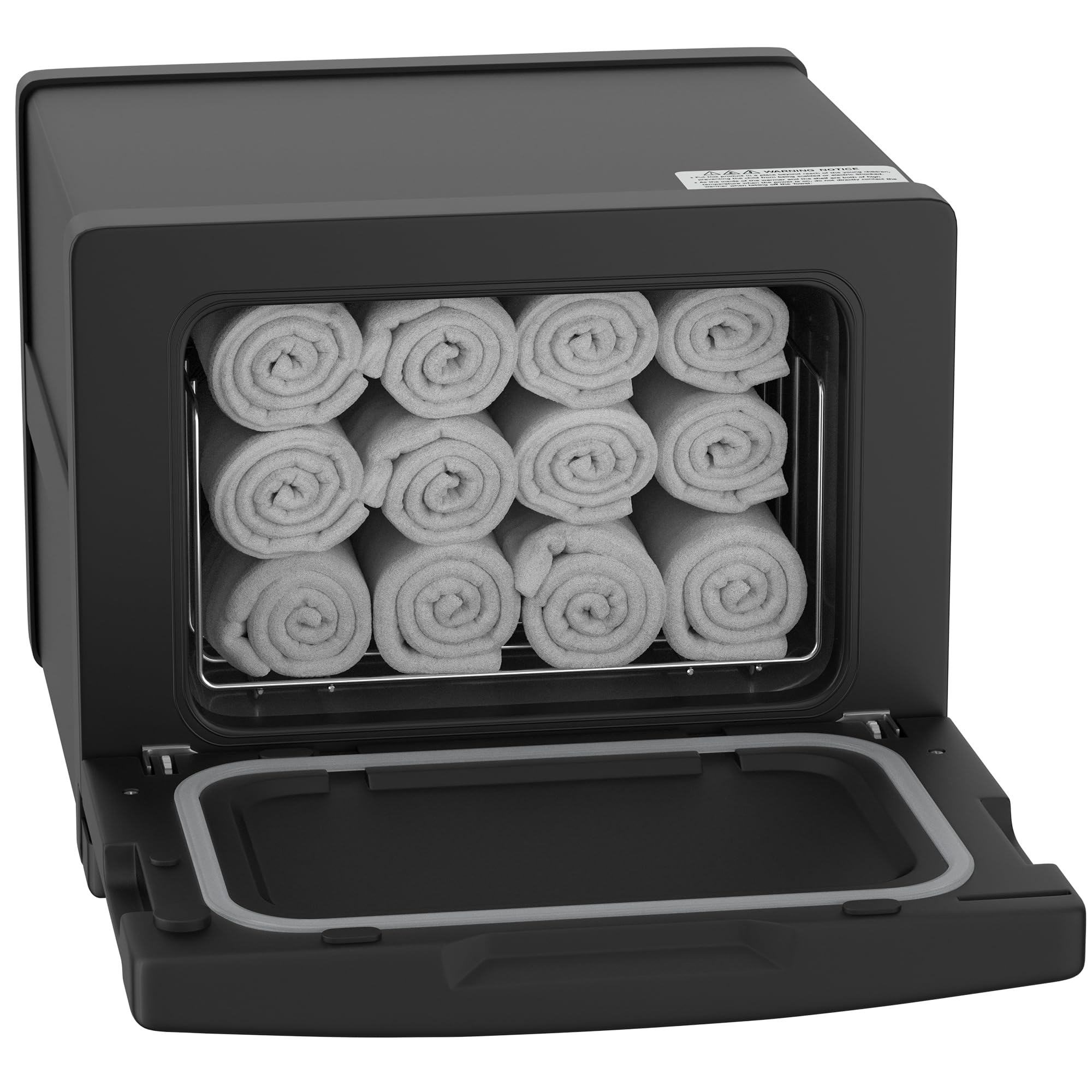 Premium 8L Towel Warmer Cabinet - Holds 12 Wet Facial Towels | Fast Heating Spa & Salon Essential for Facial, Hair Beauty & Massage Therapy | Perfect for Home Spa, Salons & Luxury Bathrooms (Black)