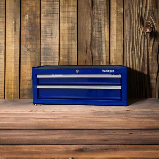 Workington Industrial 2-Drawer Portable Metal Tool Chest, 26