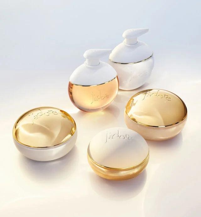 Dior J'adore Les Adorables Shimmering Body Exfoliator - Luxurious Glowing Skin Scrub for Women, Perfect for Spa Nights & Special Occasions