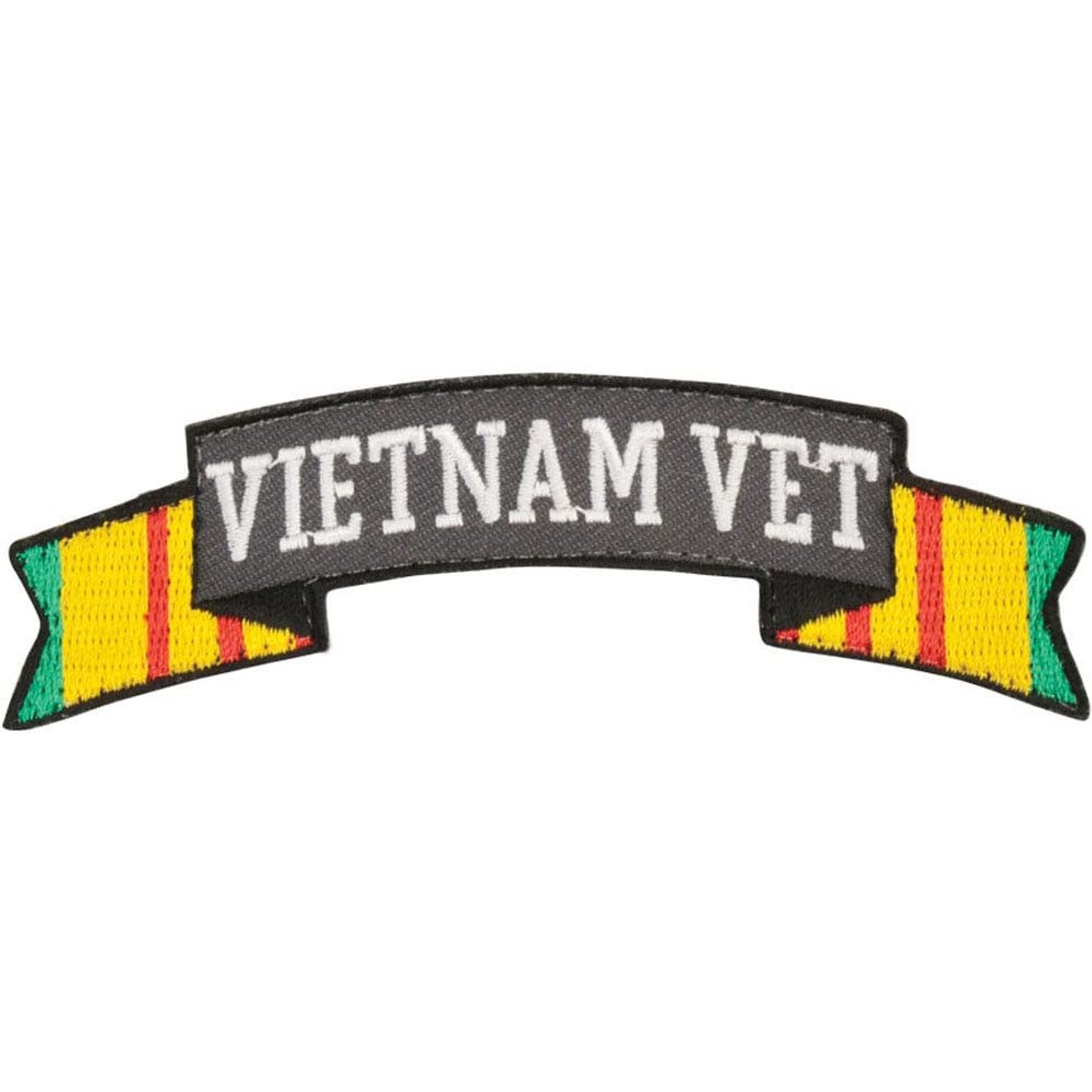 Vietnam Veteran Ribbon Tab Patch - Authentic Military Medal & Badge for Veterans | MEDALS OF AMERICA Since 1976 | Perfect for Uniform Display, Shadow Boxes & Military Collectors