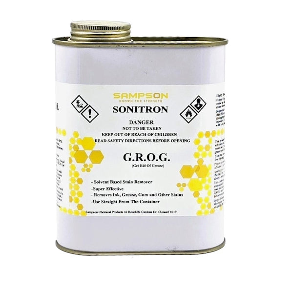 Sonitron GROG Carpet Cleaner Spray - Professional Pre-Treatment Solution for Deep Cleaning Carpets, Upholstery & Stains - Perfect for Home, Office & Commercial Use