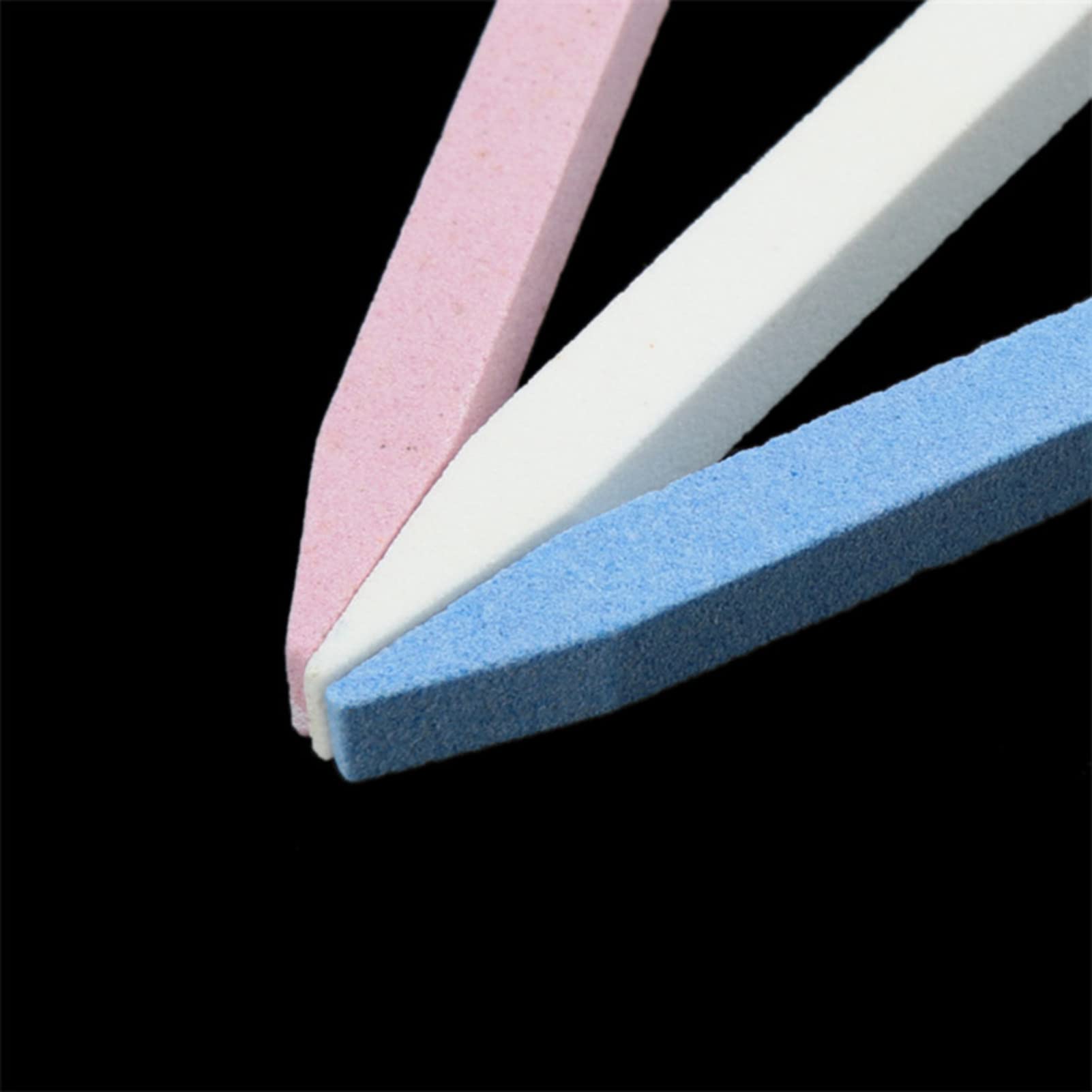 3Pcs Professional Stone Nail File Set - Easy to Use, Lightweight Nail Sanding Kit for Women | Perfect for Home Manicures, Nail Art & Salon Use