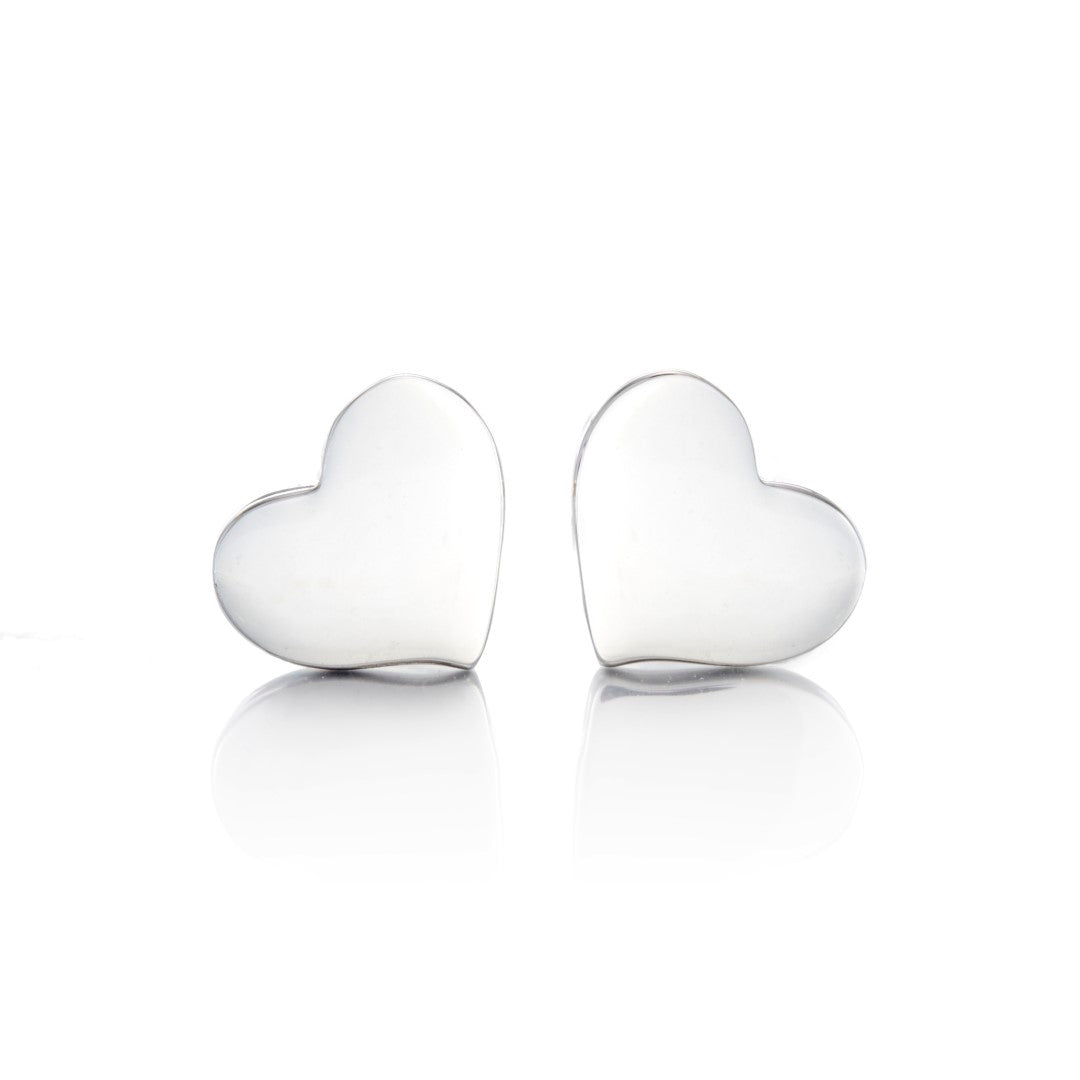 Elegant Silver Heart Earrings for Women - Perfect Gift for Valentine's Day, Anniversary & Everyday Wear