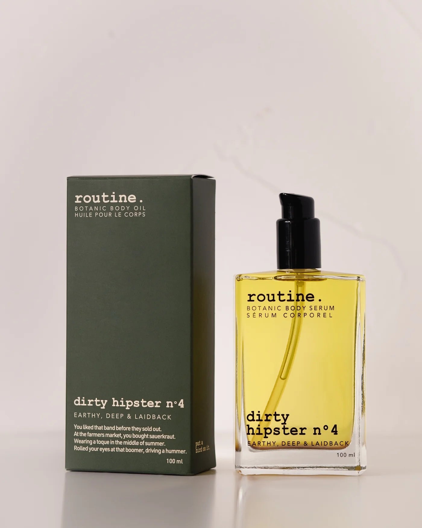 Dirty Hipster No.4 Botanic Body Serum - Organic Hydrating Skincare for Dry Skin | Perfect for Daily Moisturizing & Post-Shower Care