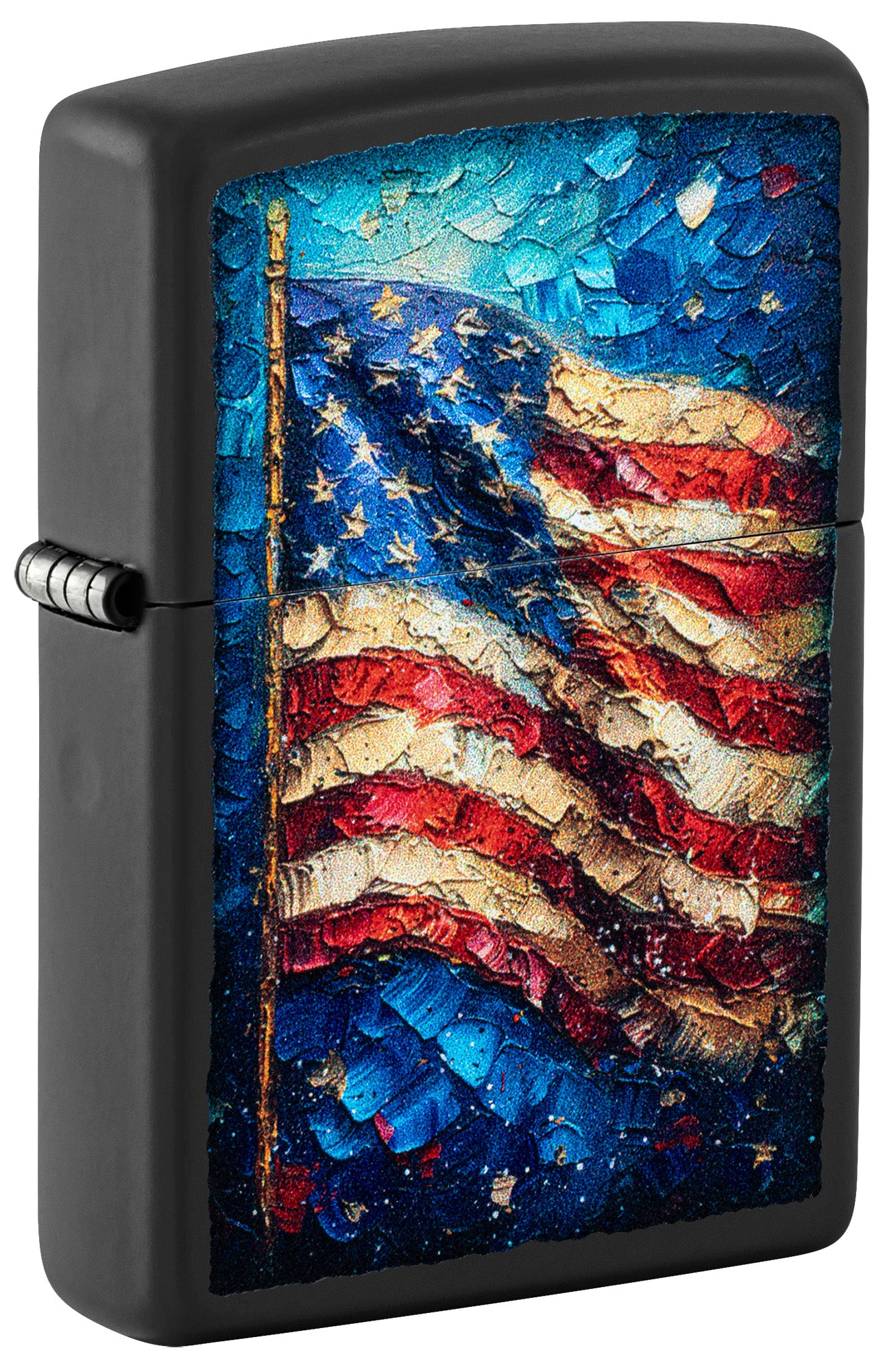 American Flag Design - Patriotic Painted Canvas Art for Home & Office Decor | Perfect for Living Room, Bedroom, and Wall Decoration