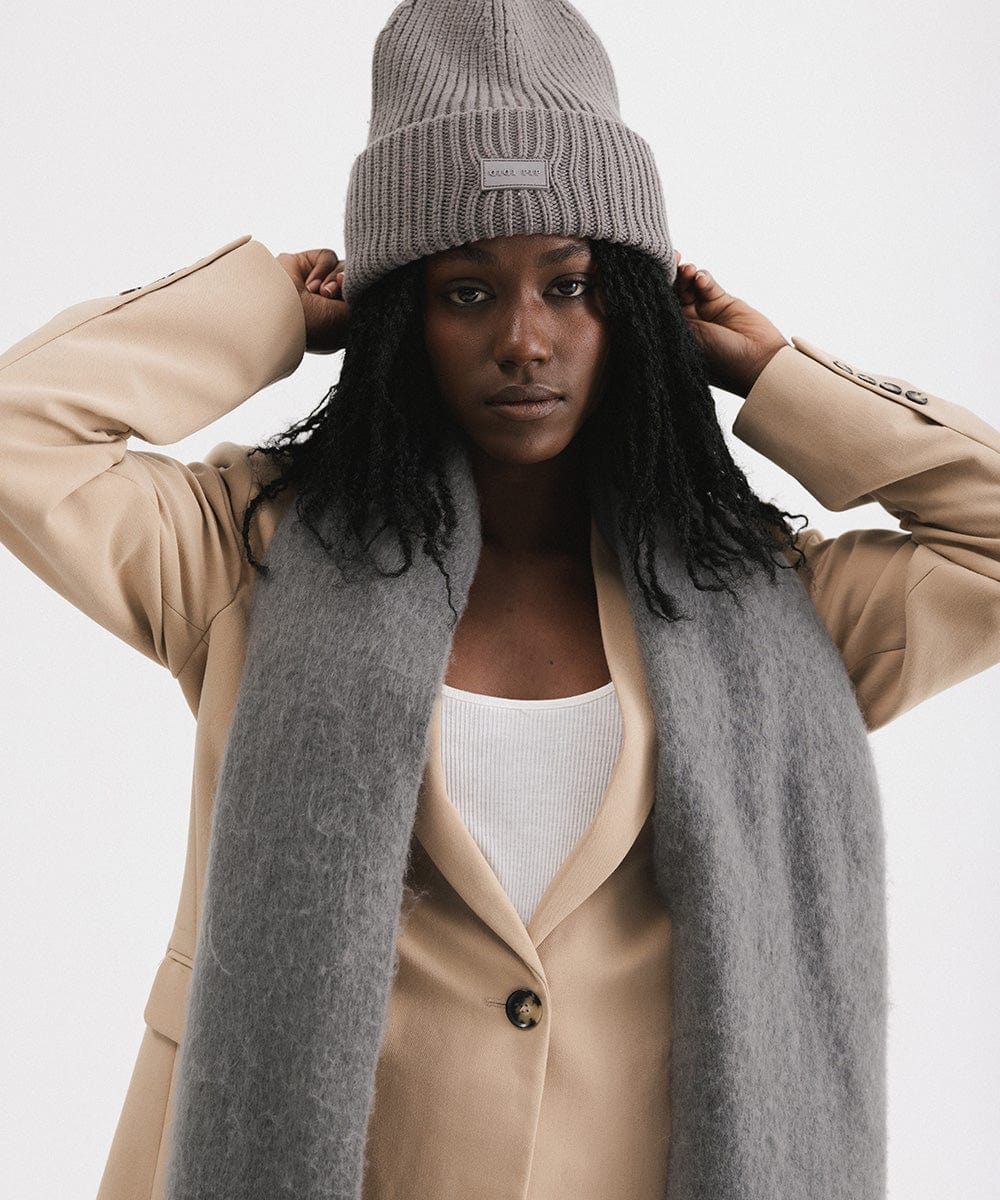 Soft & Chunky Mik Oversized Knit Scarf for Women - Winter Warm Fashion Accessory - Perfect for Cold Weather, Travel & Outdoor Activities